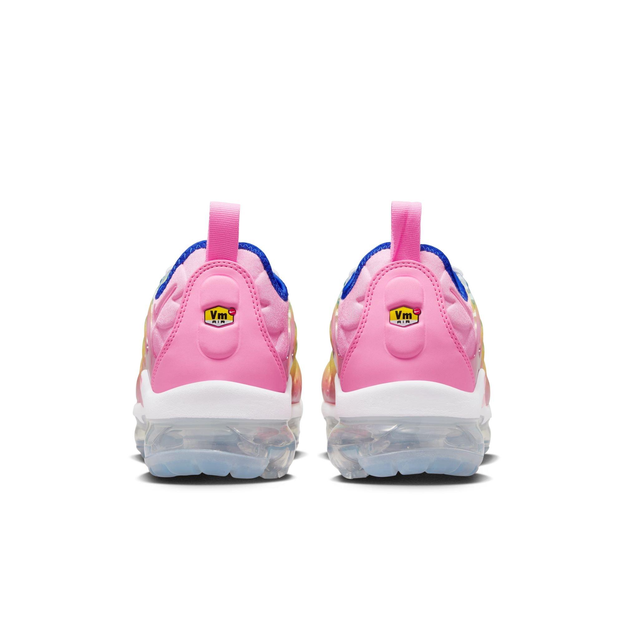 Nike Air VaporMax Plus "Pink Spell/Citron Pulse/Spring Green" Women's Shoe - PINK/YELLOW Thumbnail View 9