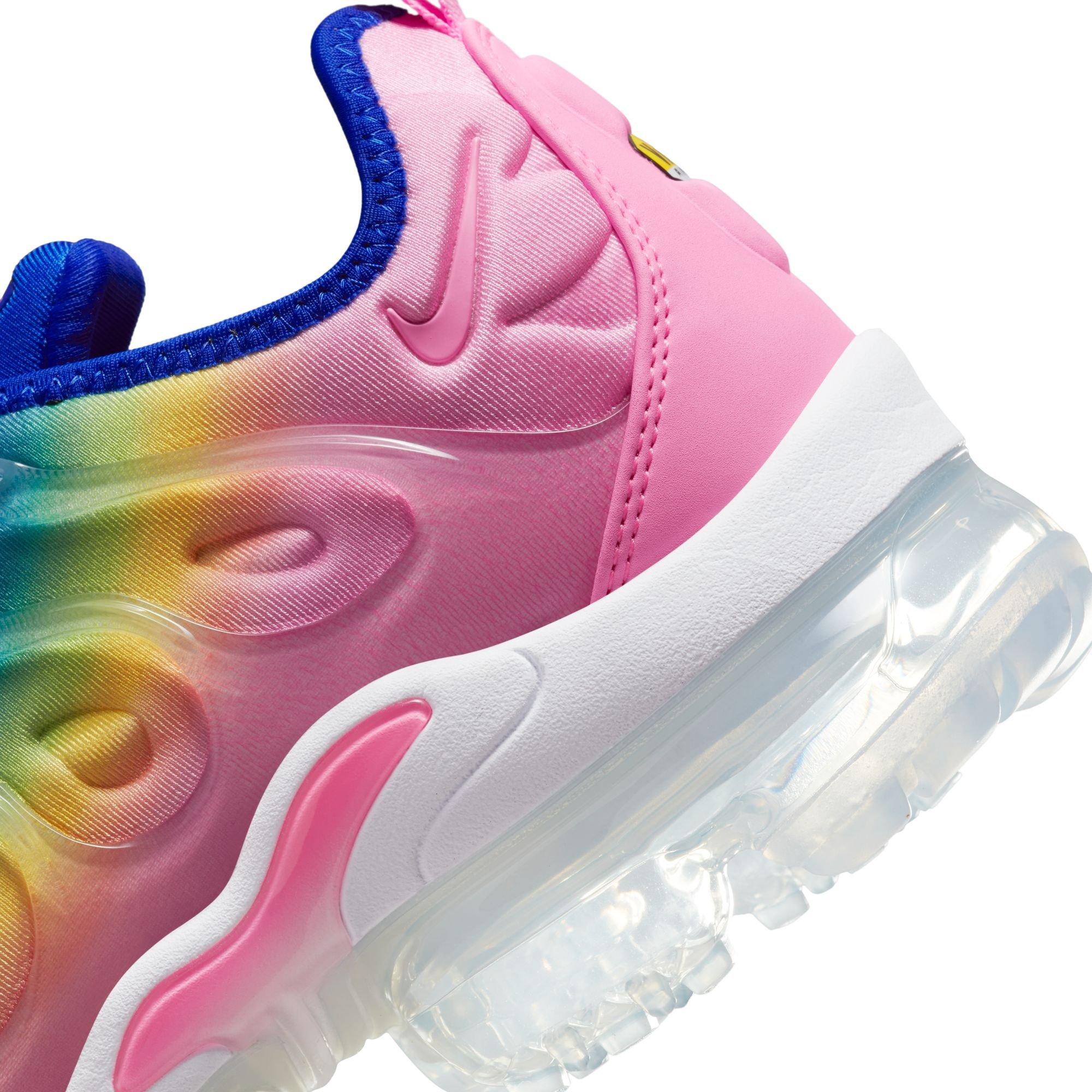 Nike Air VaporMax Plus "Pink Spell/Citron Pulse/Spring Green" Women's Shoe - PINK/YELLOW Thumbnail View 4