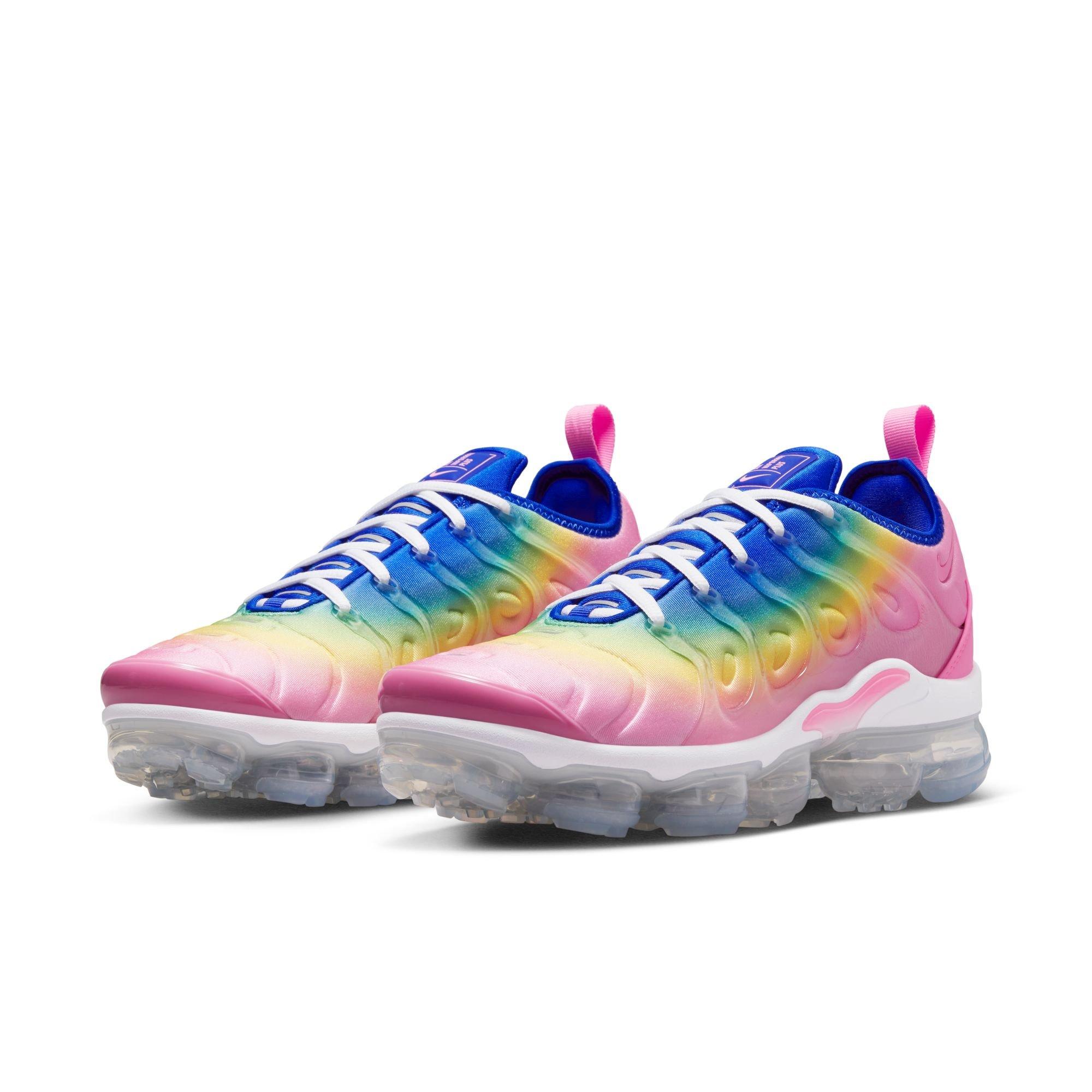 Nike Air VaporMax Plus "Pink Spell/Citron Pulse/Spring Green" Women's Shoe - PINK/YELLOW Thumbnail View 7
