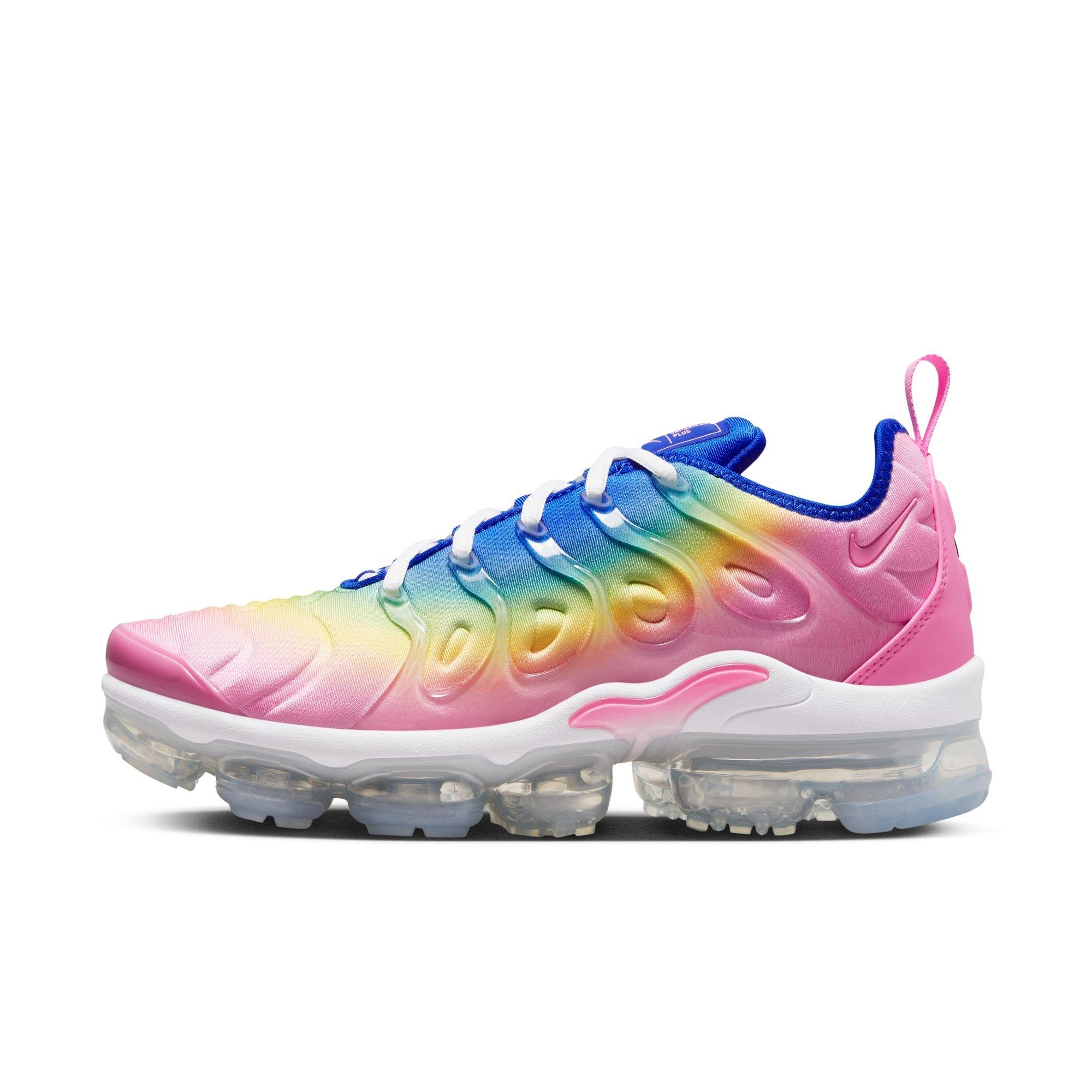 Nike Air VaporMax Plus "Pink Spell/Citron Pulse/Spring Green" Women's Shoe - PINK/YELLOW Thumbnail View 5