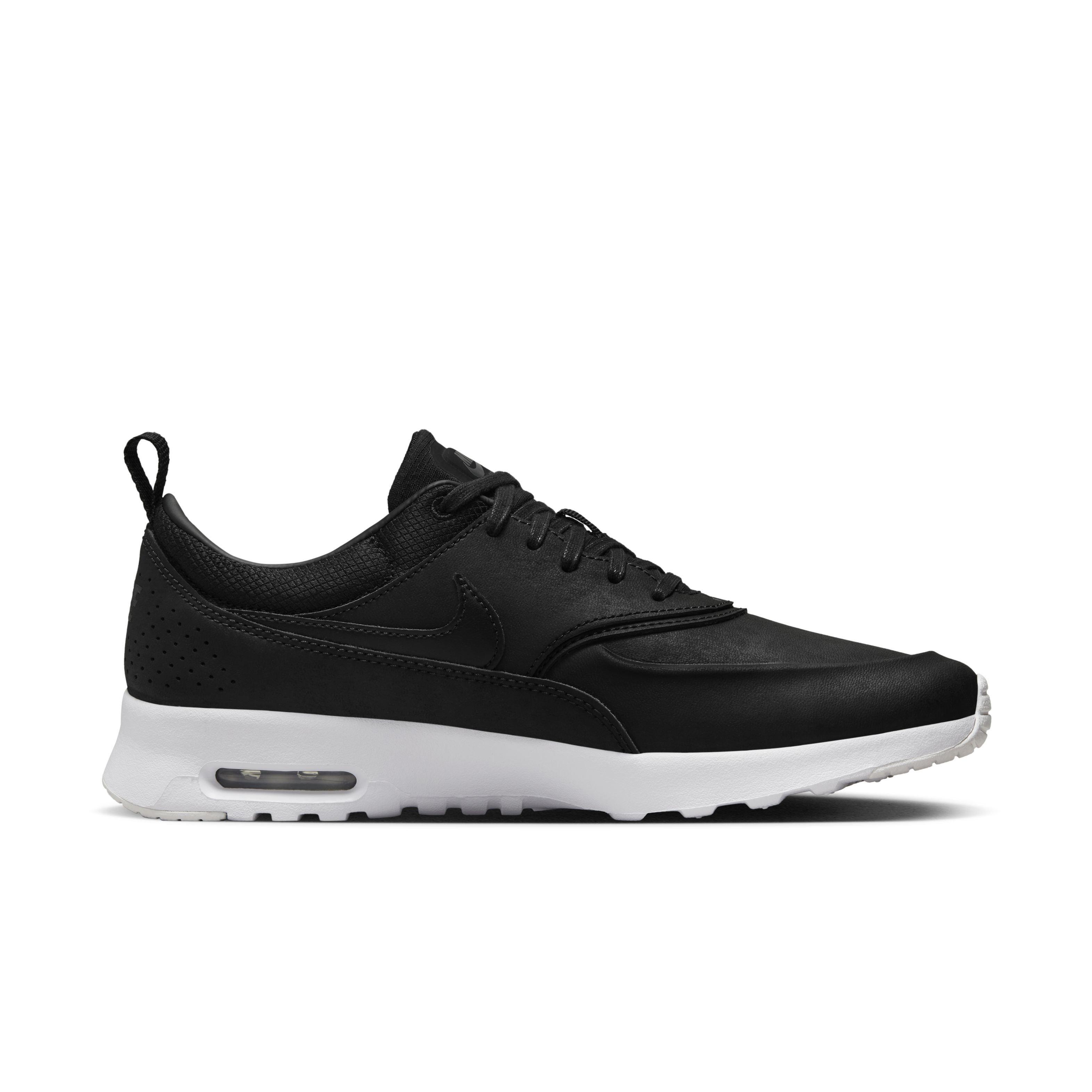 Nike Air Max Thea Premium "Black/Anthracite/White" Women's Shoe - BLACK/WHITE Thumbnail View 1