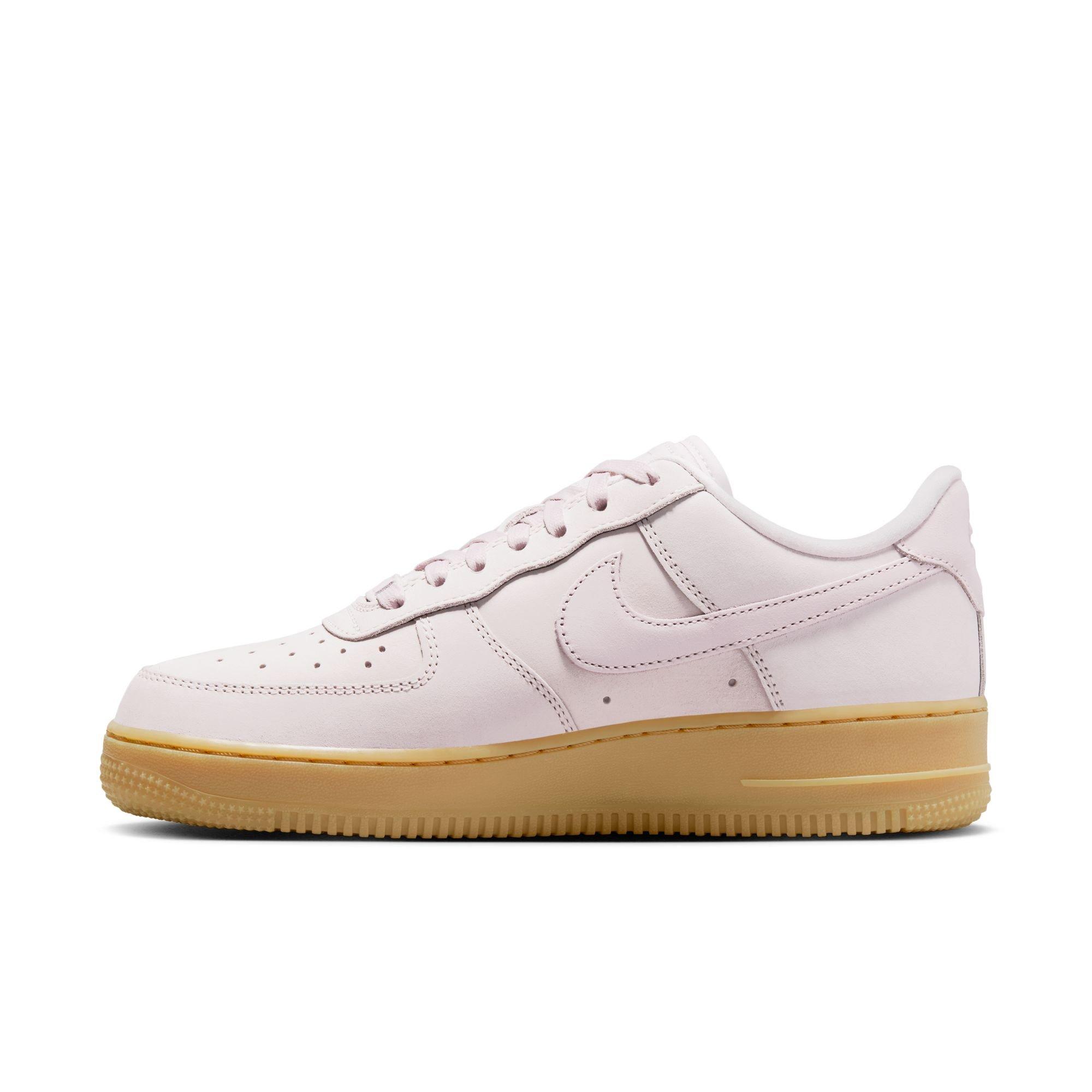 Nike Air Force 1 Premium "Pearl Pink/Gum Light Brown" Women's Shoe - PINK/BROWN Thumbnail View 11
