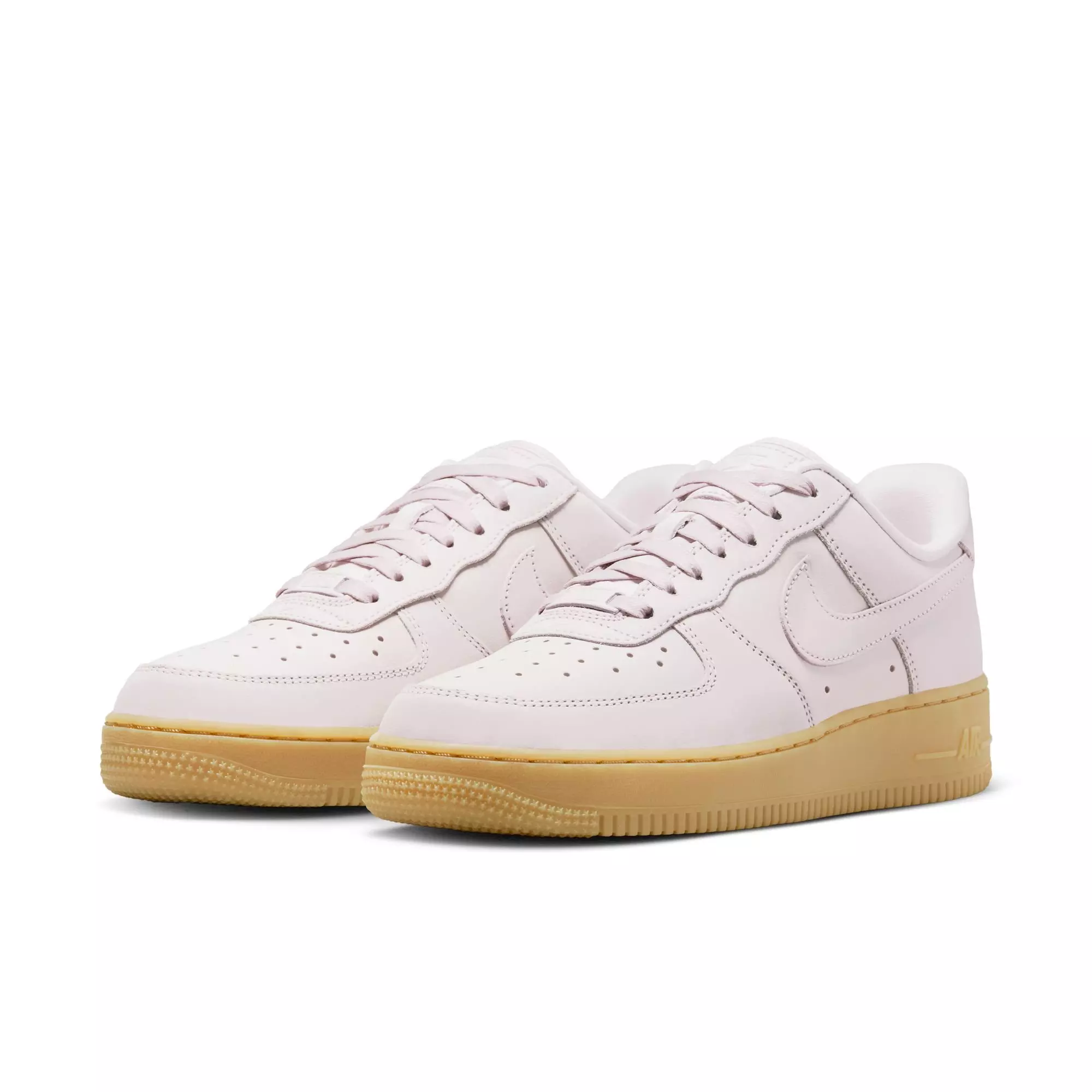 Nike Air Force 1 Premium "Pearl Pink/Gum Light Brown" Women's Shoe - PINK/BROWN