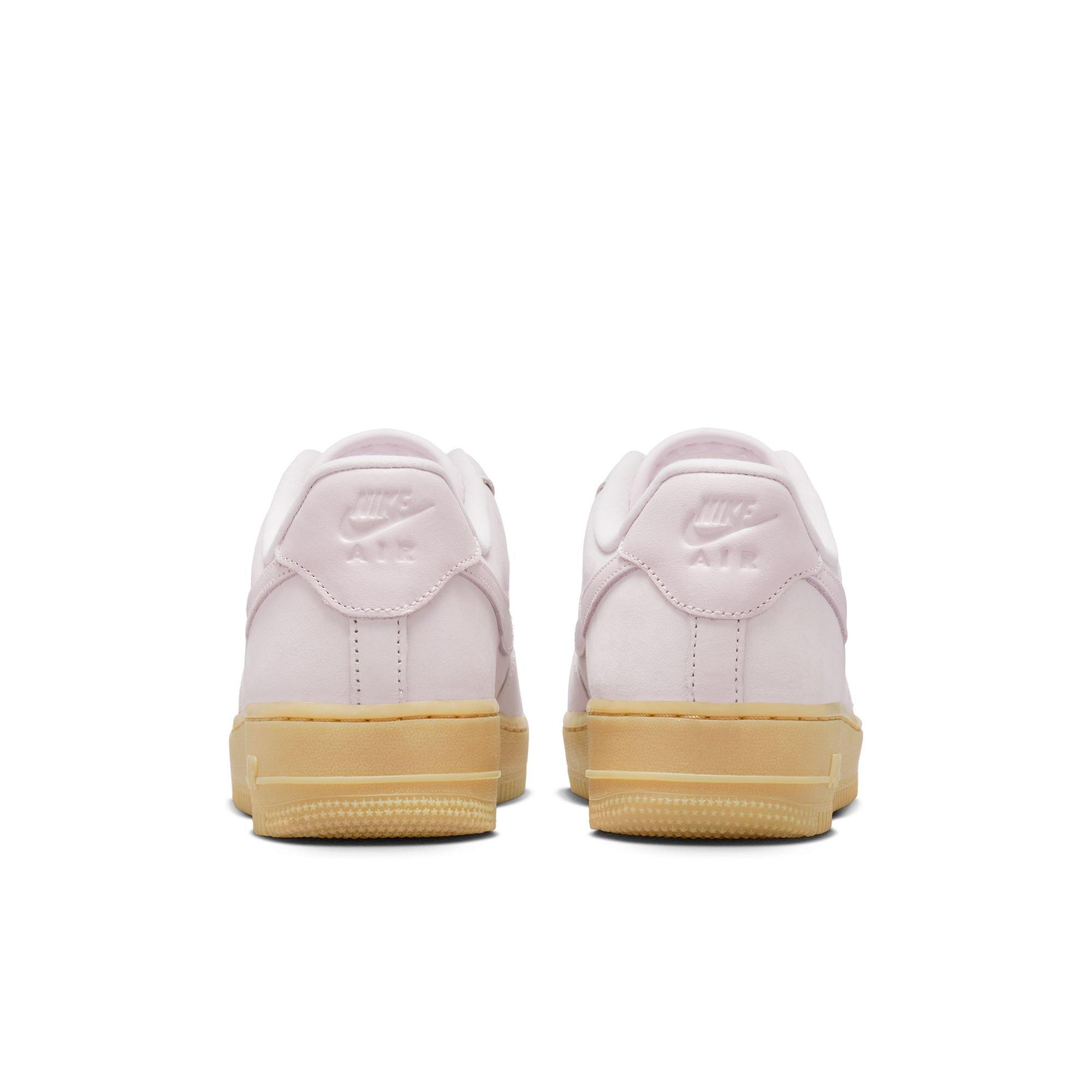 Nike Air Force 1 Premium "Pearl Pink/Gum Light Brown" Women's Shoe - PINK/BROWN Thumbnail View 4