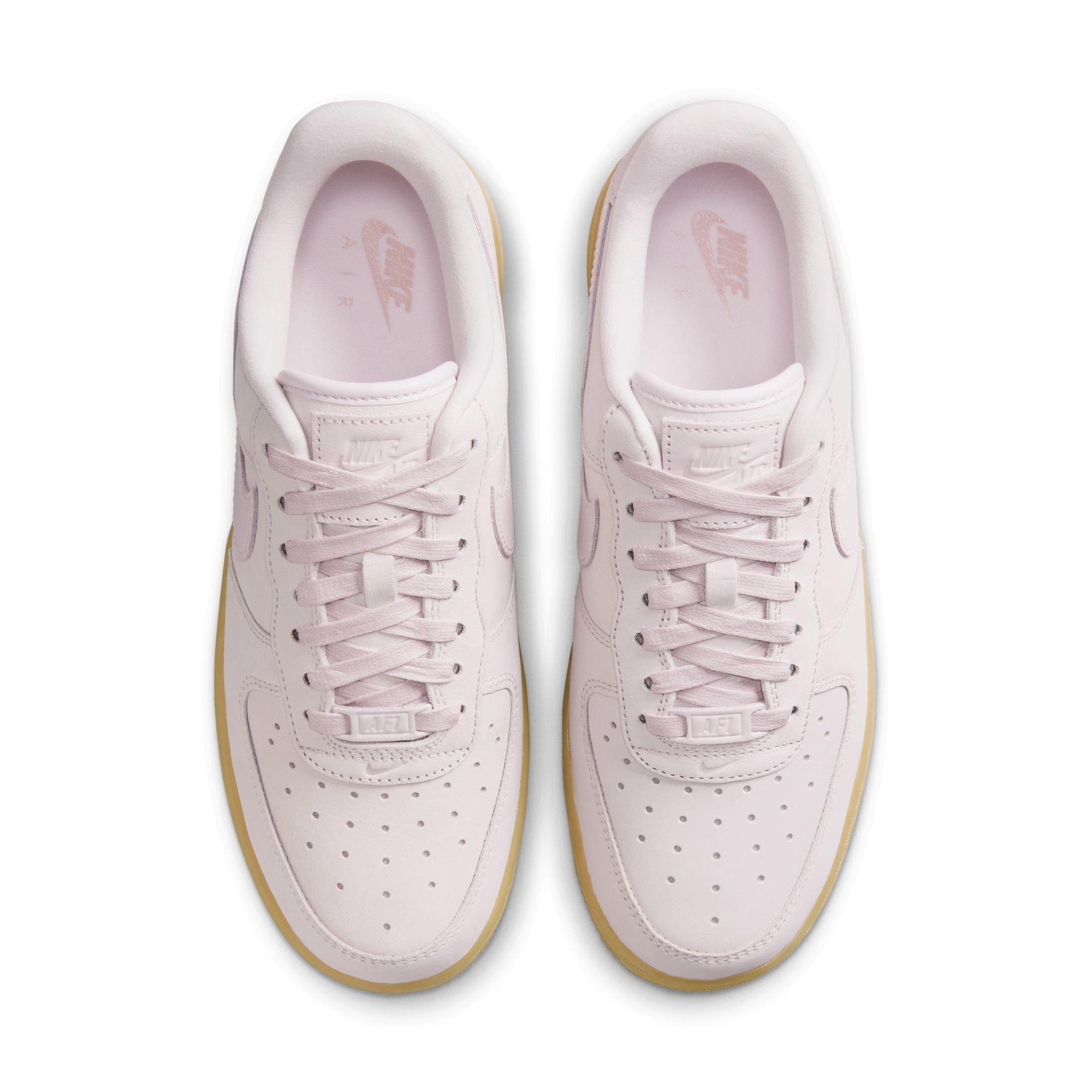 Nike Air Force 1 Premium "Pearl Pink/Gum Light Brown" Women's Shoe - PINK/BROWN Thumbnail View 5