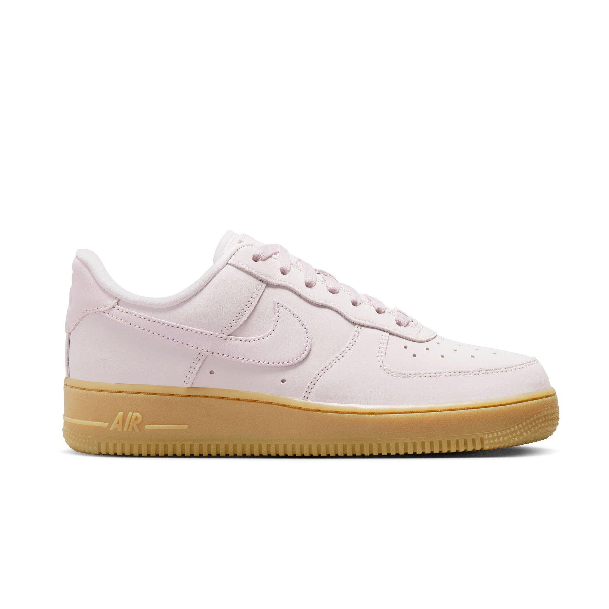 Nike Air Force 1 Premium "Pearl Pink/Gum Light Brown" Women's Shoe - PINK/BROWN Thumbnail View 1