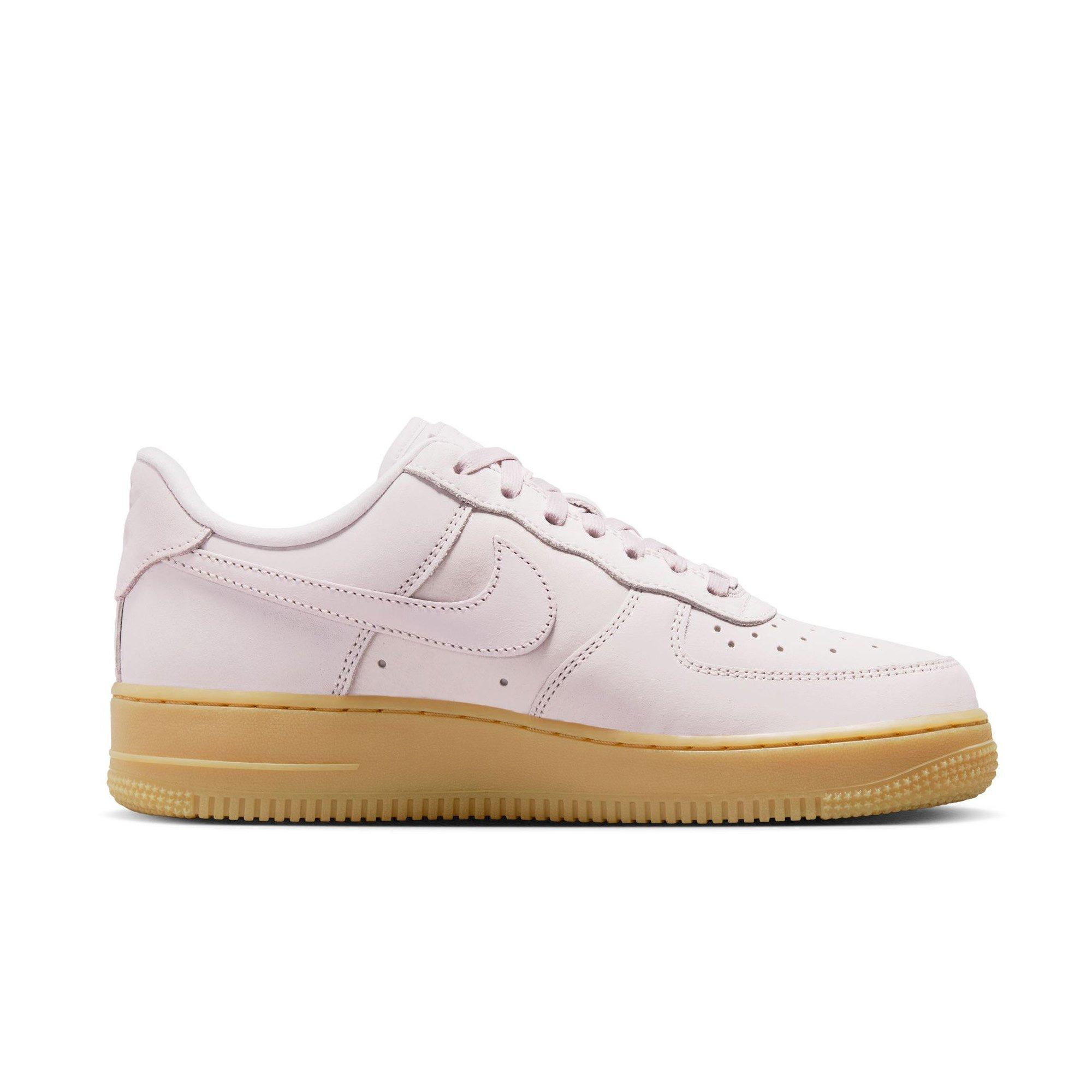 Nike Air Force 1 Premium "Pearl Pink/Gum Light Brown" Women's Shoe - PINK/BROWN Thumbnail View 2