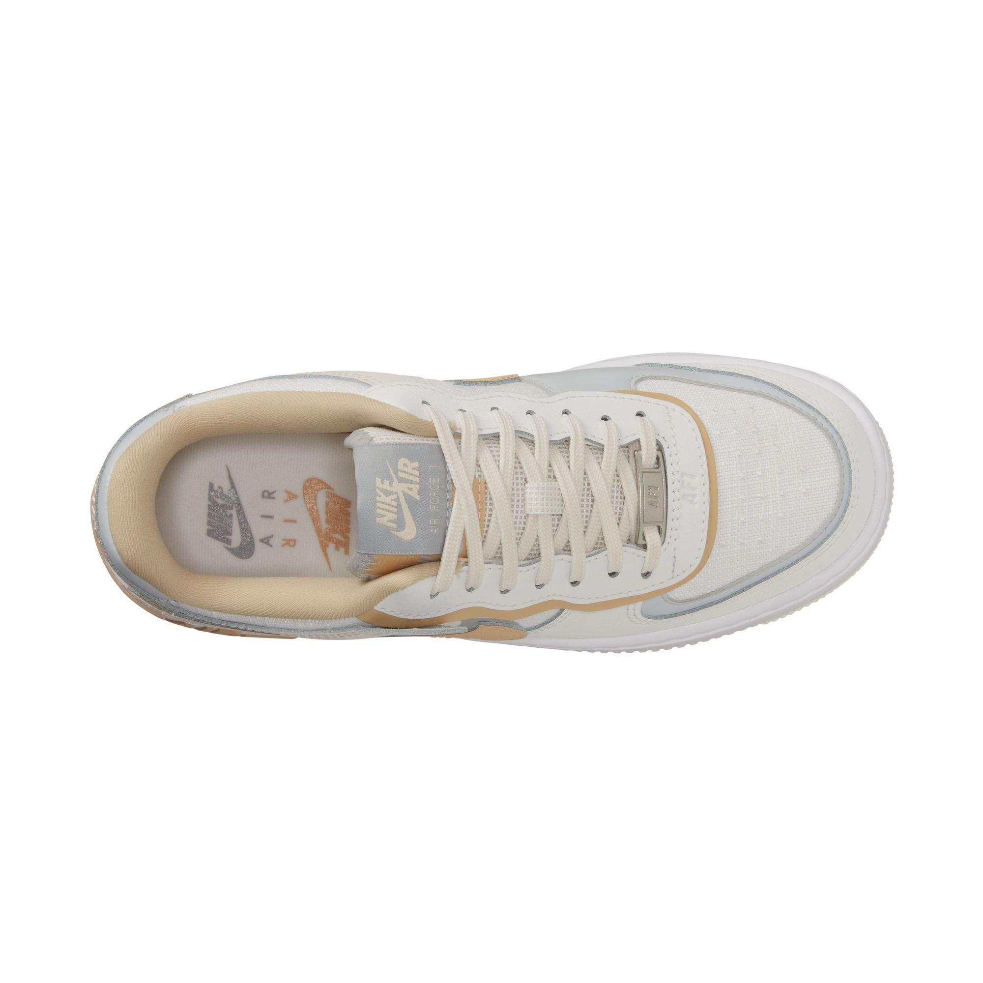 Nike Air Force 1 Shadow Women's "Summit White/Sesame Wolf Grey" Shoe