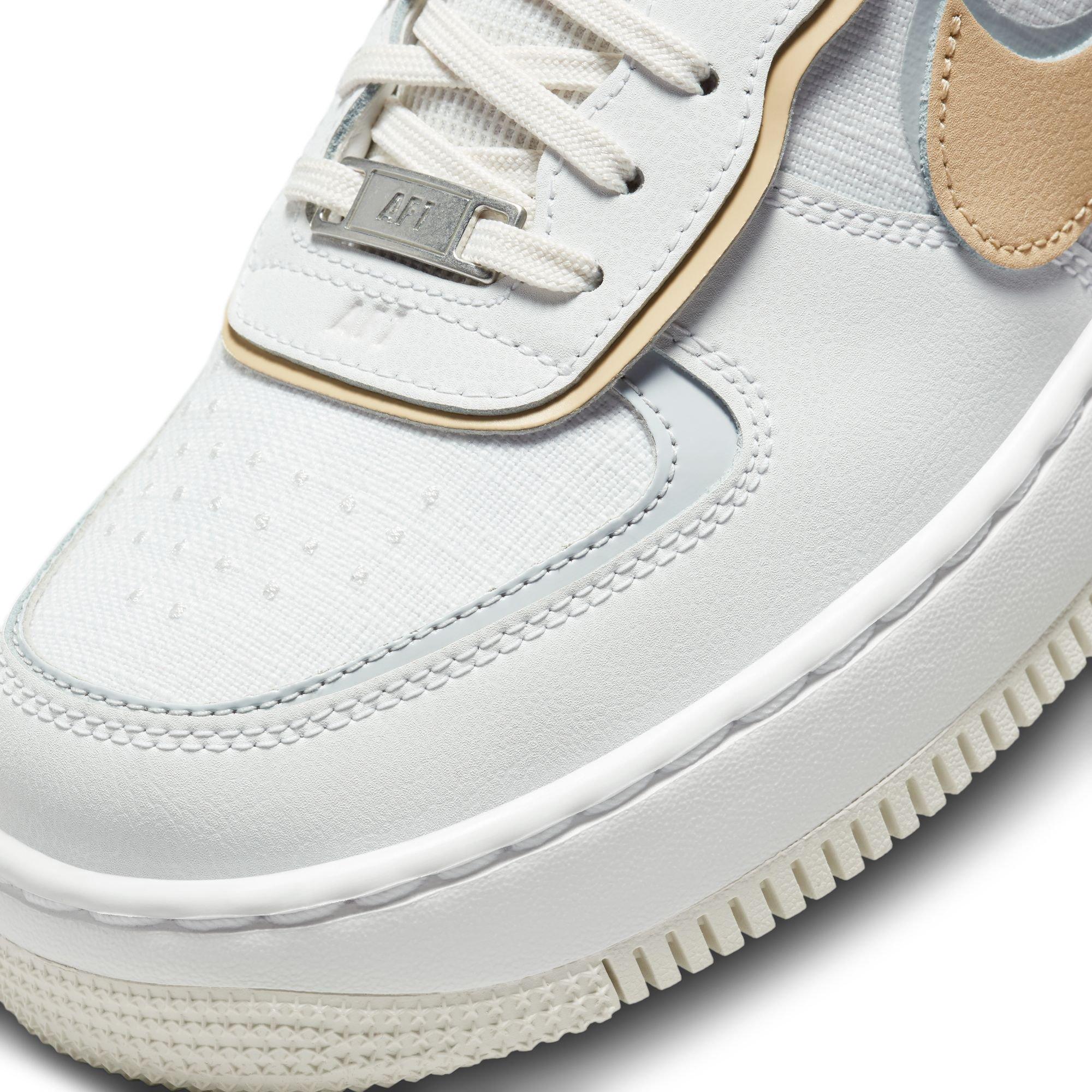 Nike Air Force 1 Shadow Women's "Summit White/Sesame Wolf Grey" Shoe