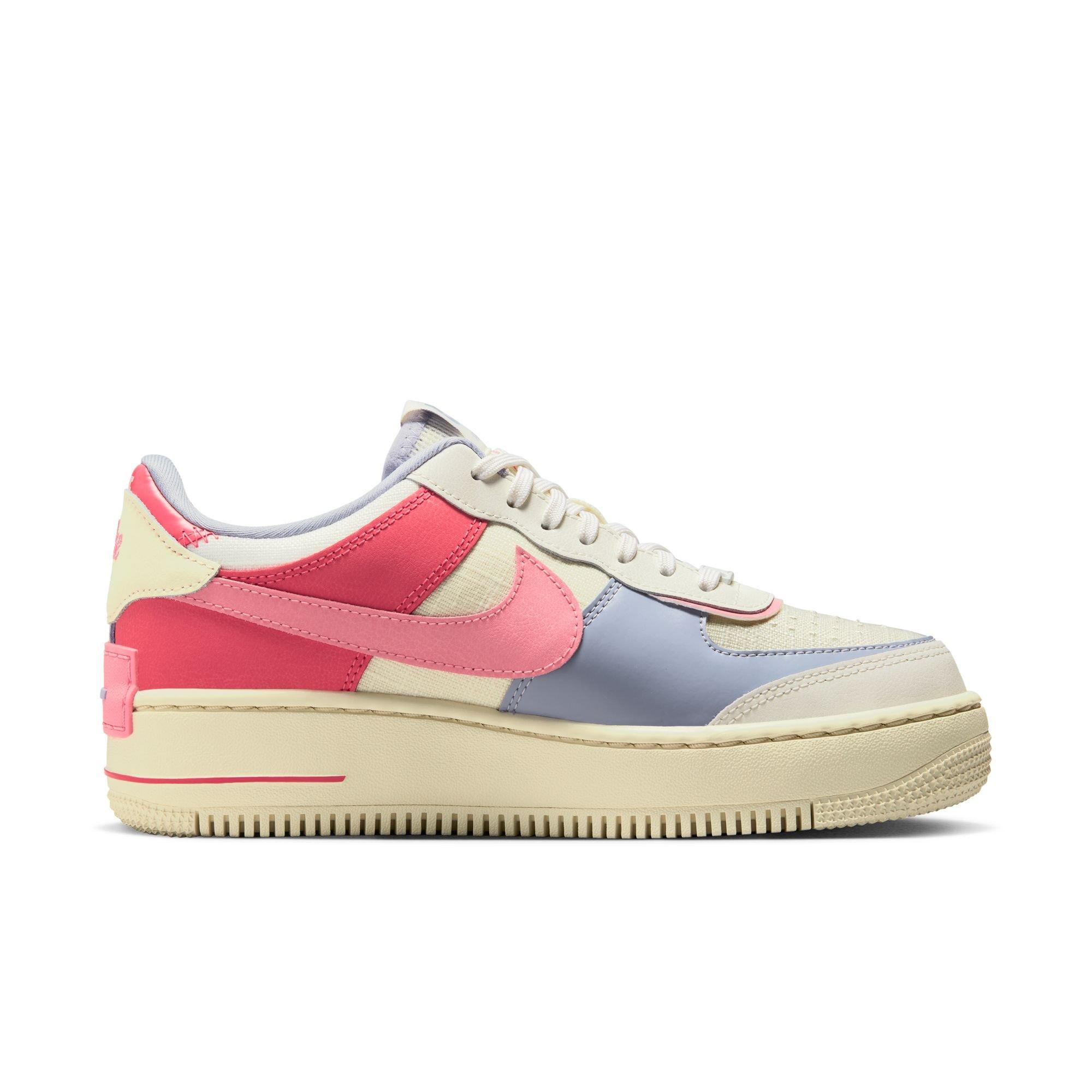 Nike air force 1 shadow double swoosh sail pink purple best sale