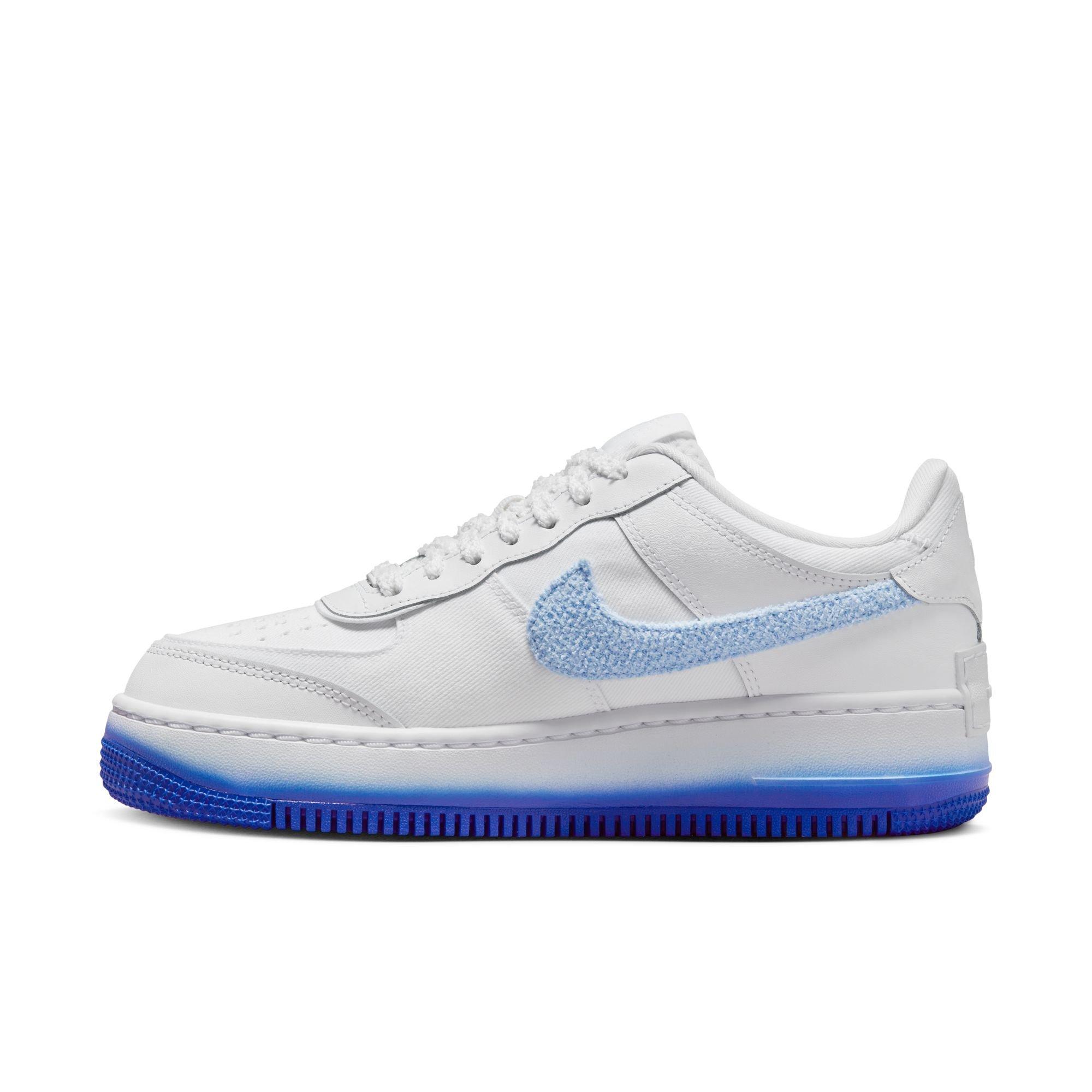 Women's Nike White/Heathered Royal Chicago Cubs Color Split Tri