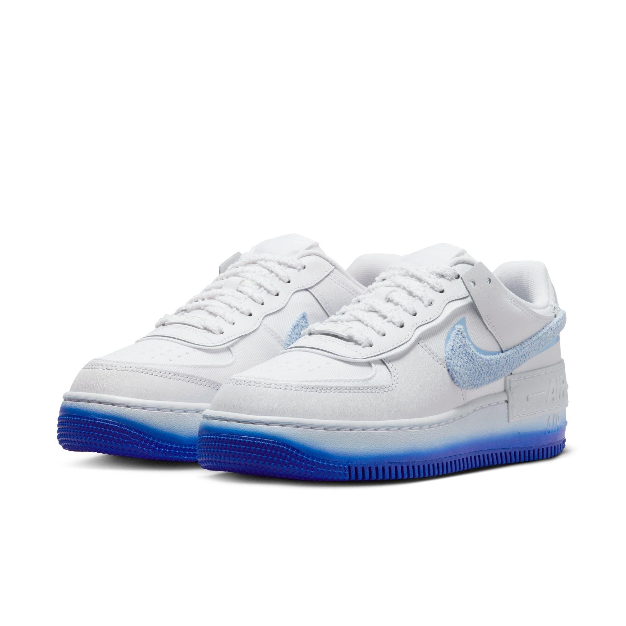 Nike Air Force 1 '07 White/University Blue Men's Shoe - Hibbett