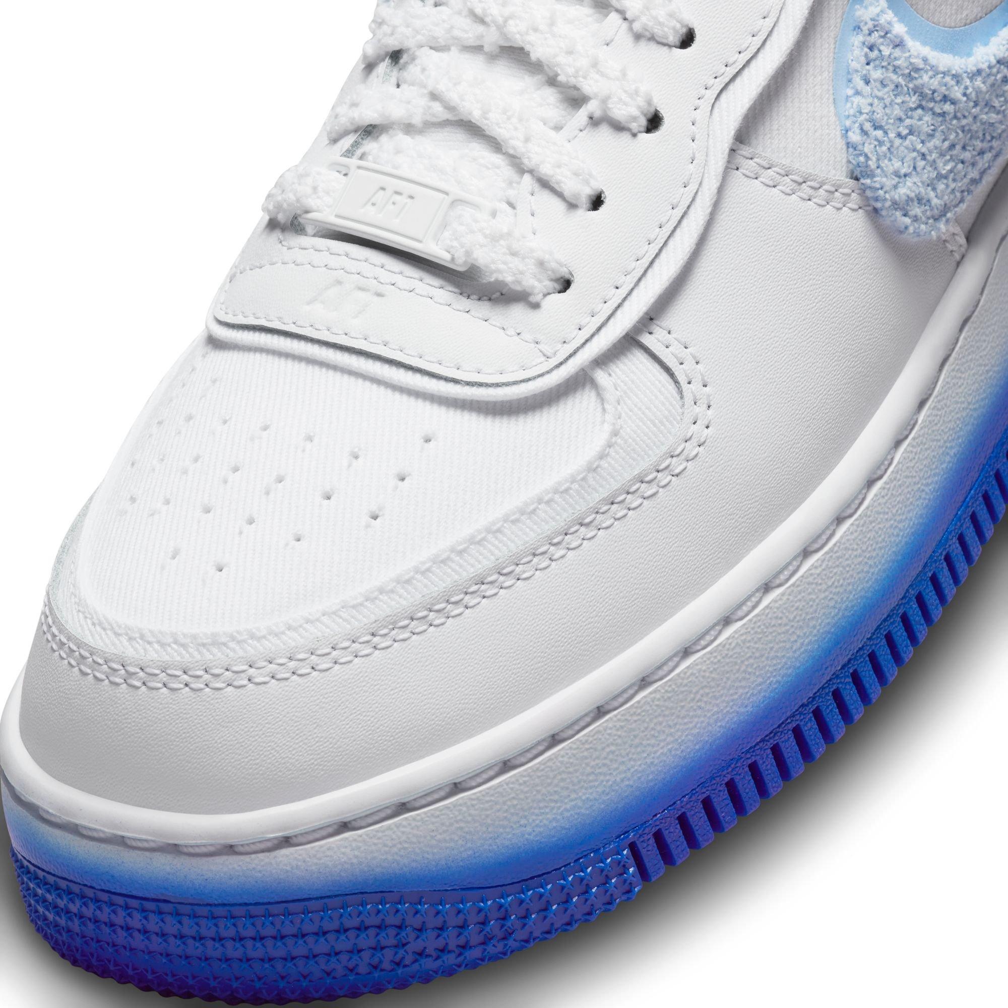 Nike Air Force 1 Shadow AUMX2 Sneakers in White and Blue