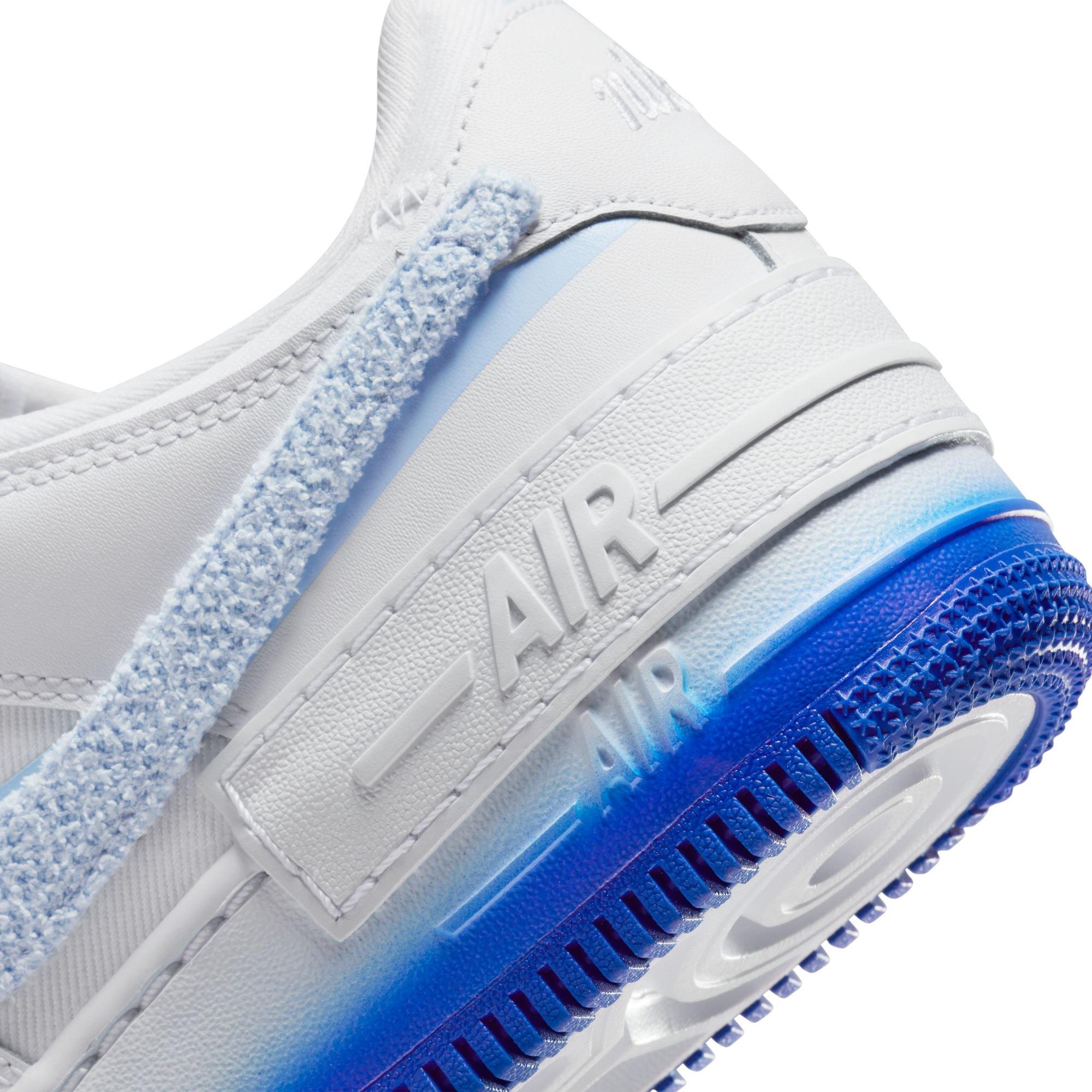 Nike Air Force 1 Shadow White/Royal Tint/Racer Blue Women's Shoe -  Hibbett