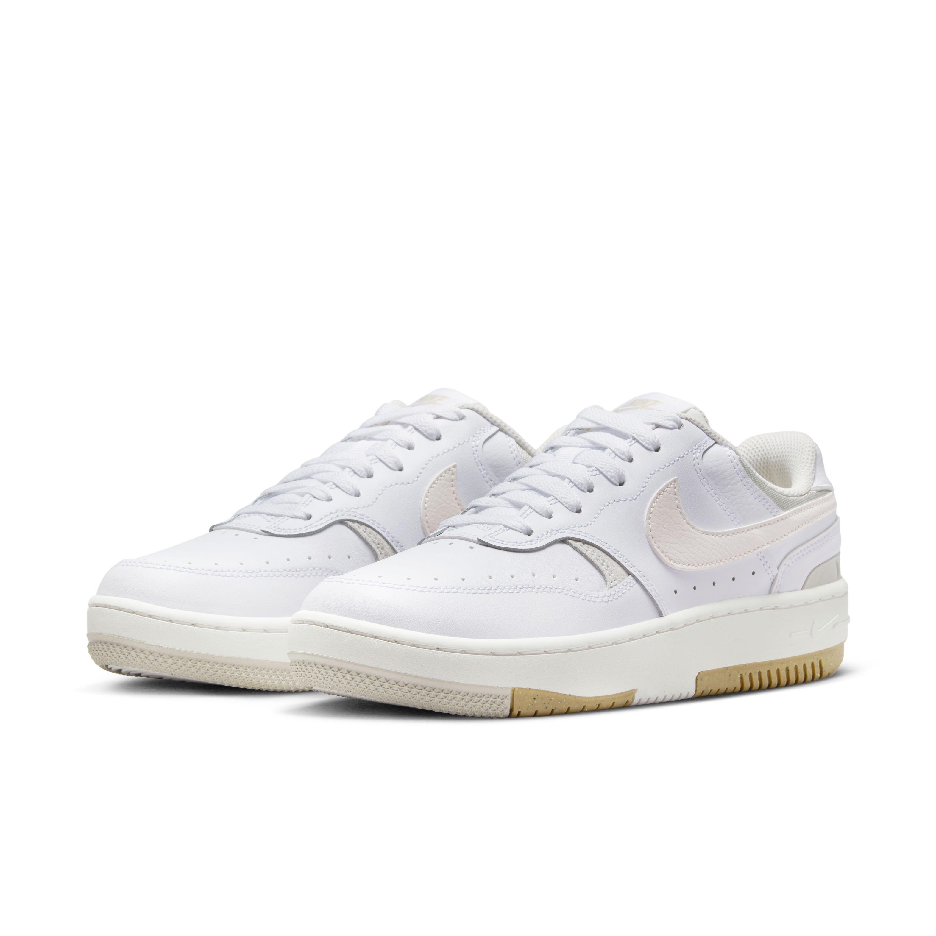 Nike Gamma Force "White/Light Bone/Sanddrift/Phantom" Women's Shoe - WHITE/BEIGE Thumbnail View 3