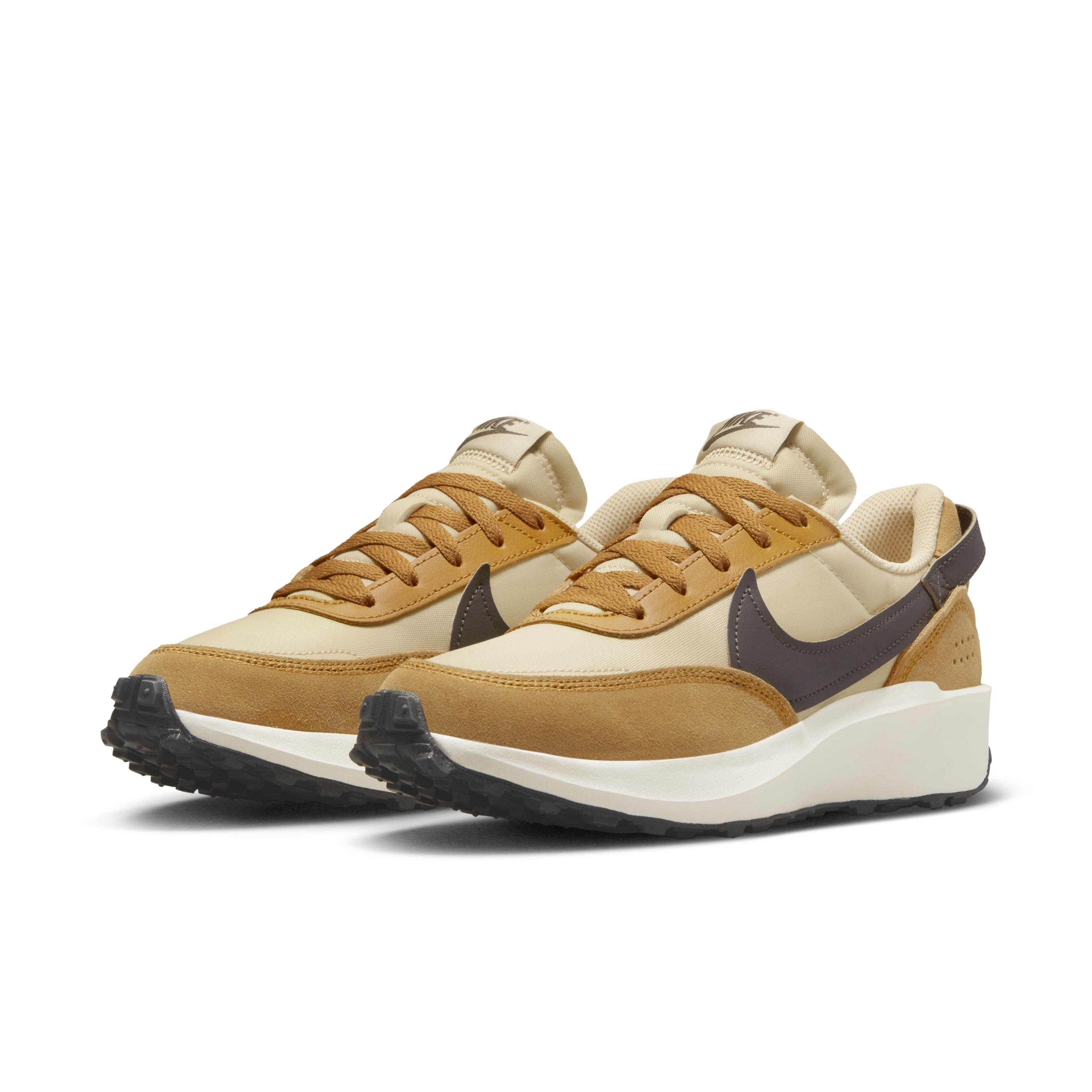 Nike Waffle Debut "Sesame/Desert Ochre/Black/Baroque Brown" Women's Shoe - BROWN/WHITE Thumbnail View 3