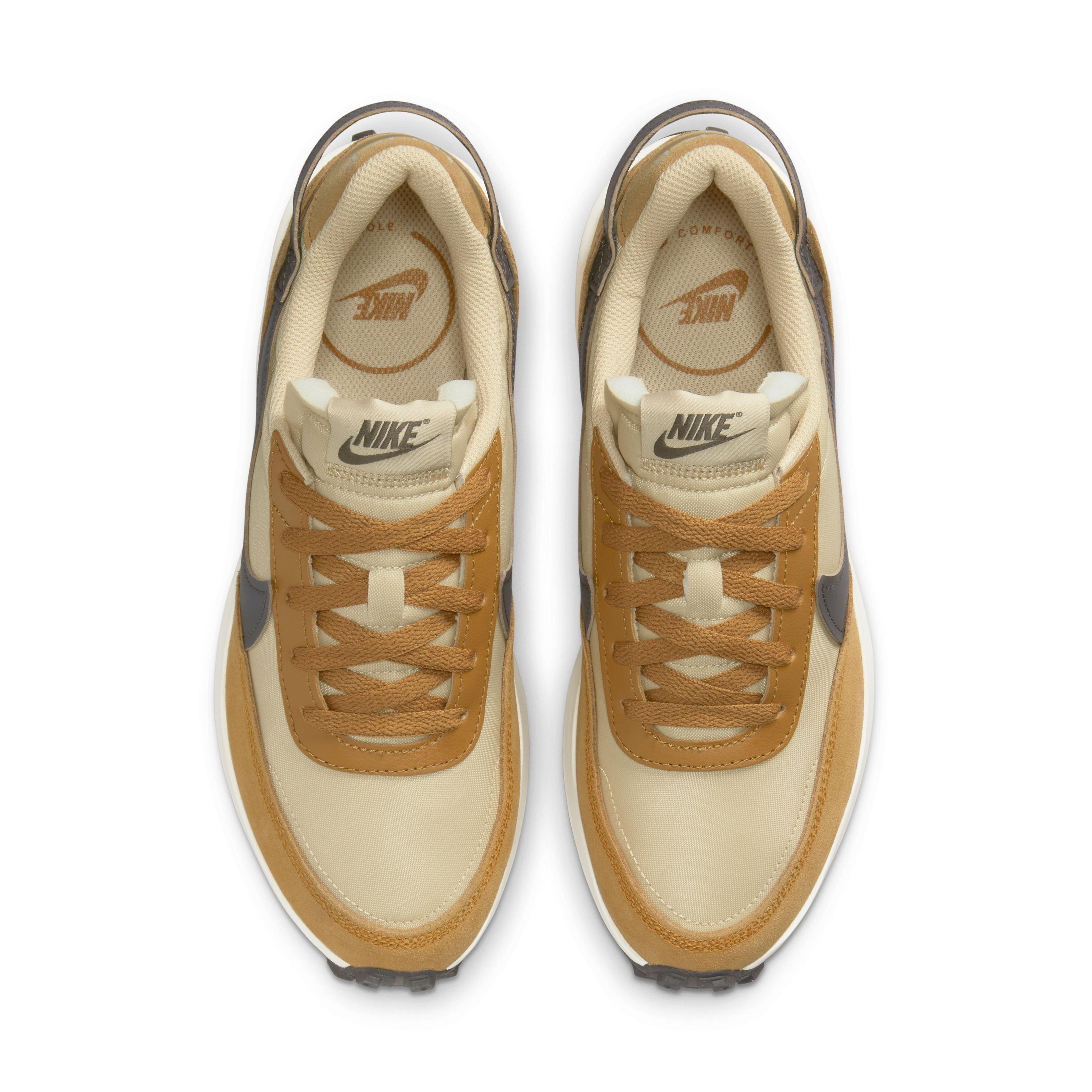 Nike Waffle Debut "Sesame/Desert Ochre/Black/Baroque Brown" Women's Shoe - BROWN/WHITE Thumbnail View 4