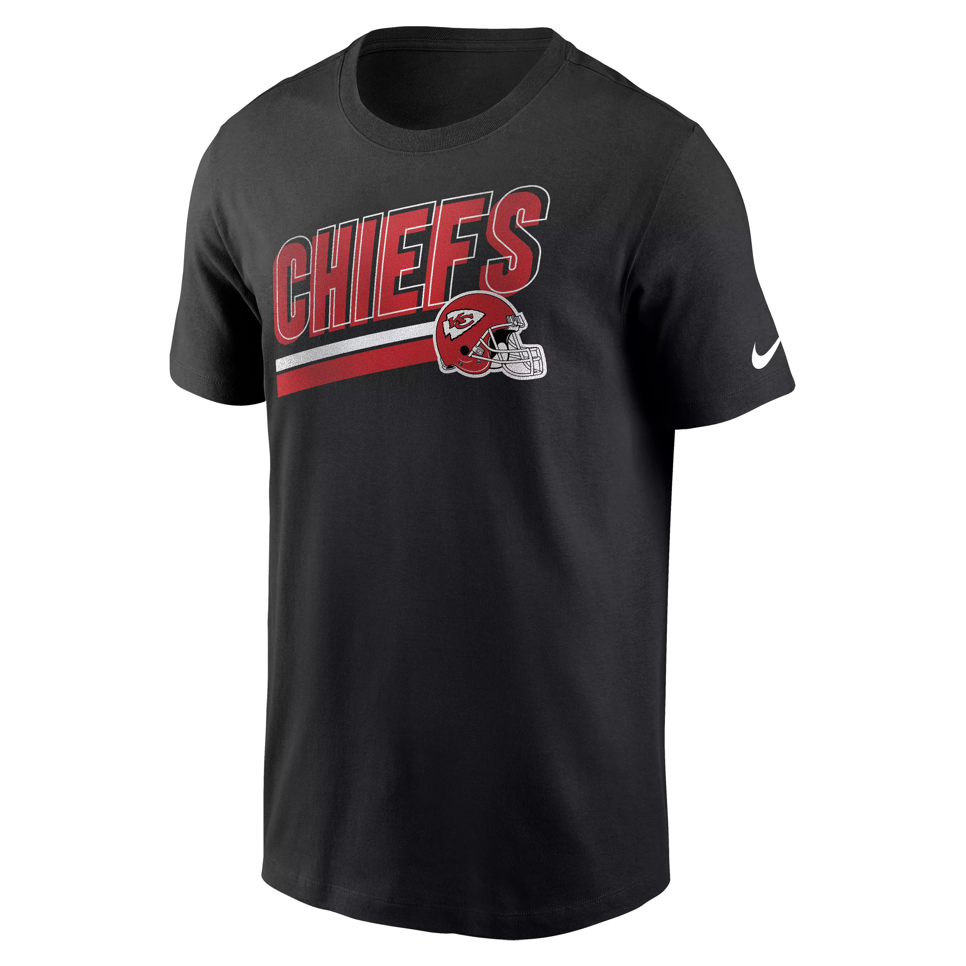 Nike Men's Kansas City Chiefs Rewind Blitz Short Sleeve Tee - BLACK