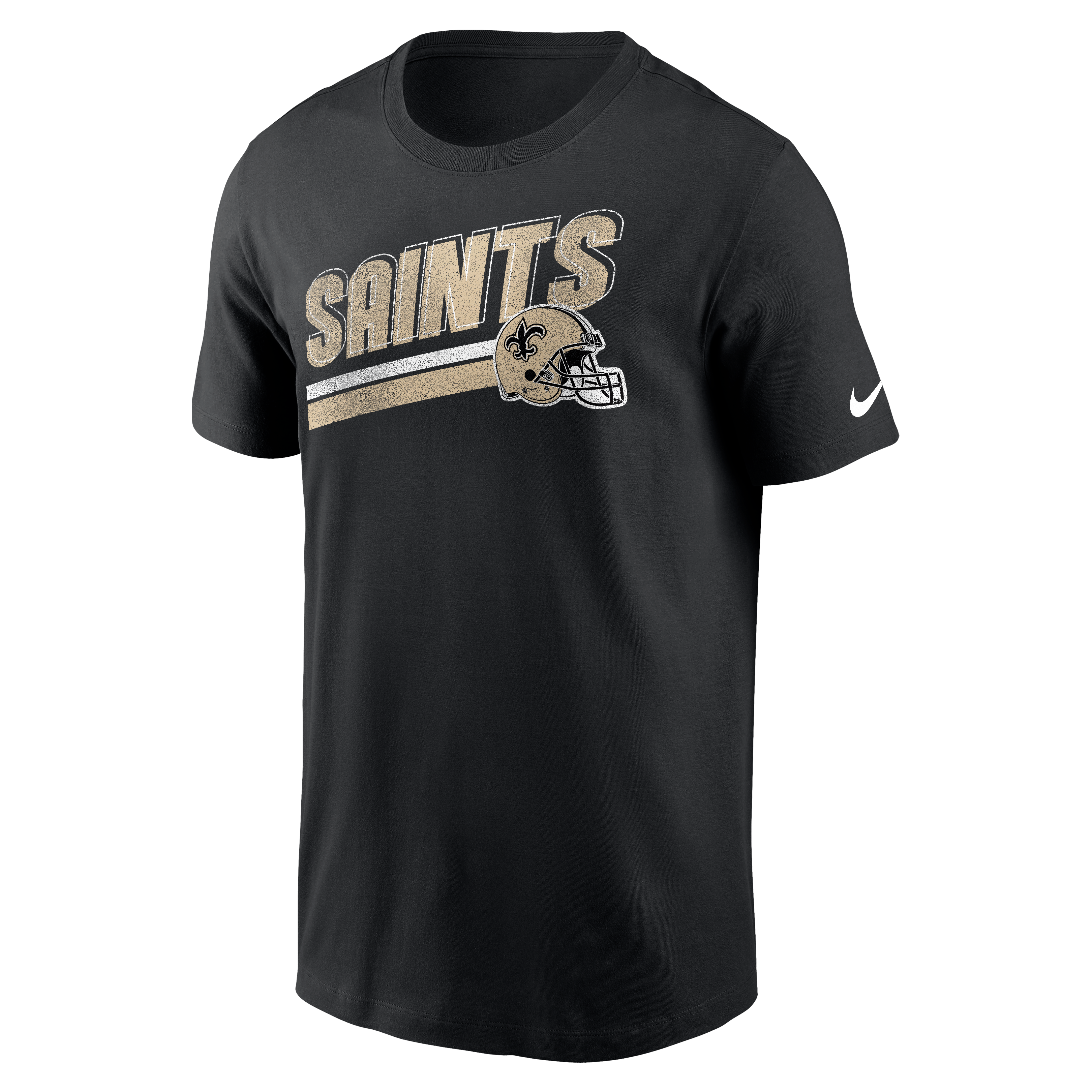 Nike Men's New Orleans Saints Rewind Blitz Short Sleeve Tee - GREY Thumbnail View 1