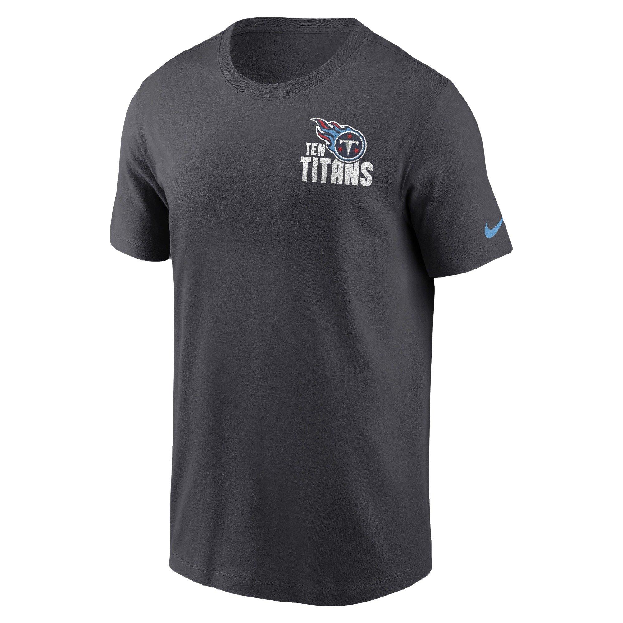 Nike Men's Tennessee Titans '23 NFL Blitz Short Sleeve Tee - GREY Thumbnail View 2