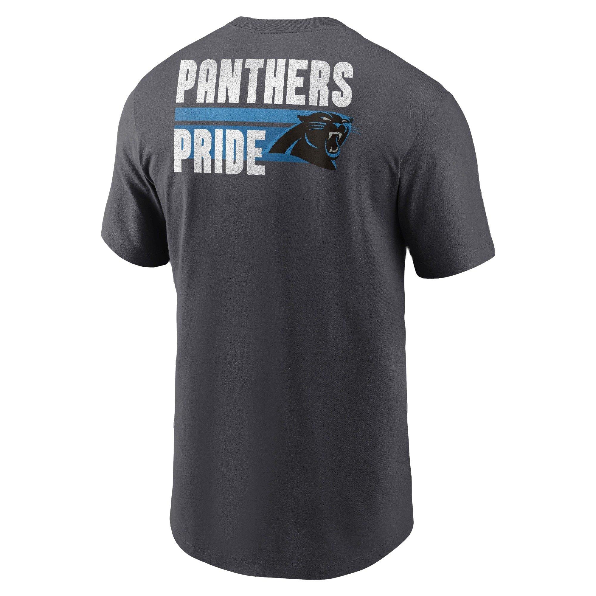 Nike Men's Carolina Panthers '23 NFL Blitz Short Sleeve Tee - GREY Thumbnail View 1