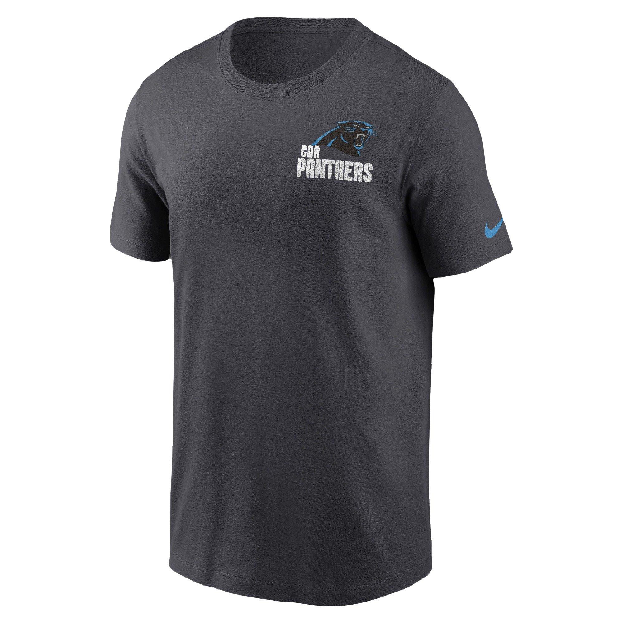 Nike Men's Carolina Panthers '23 NFL Blitz Short Sleeve Tee - GREY Thumbnail View 2