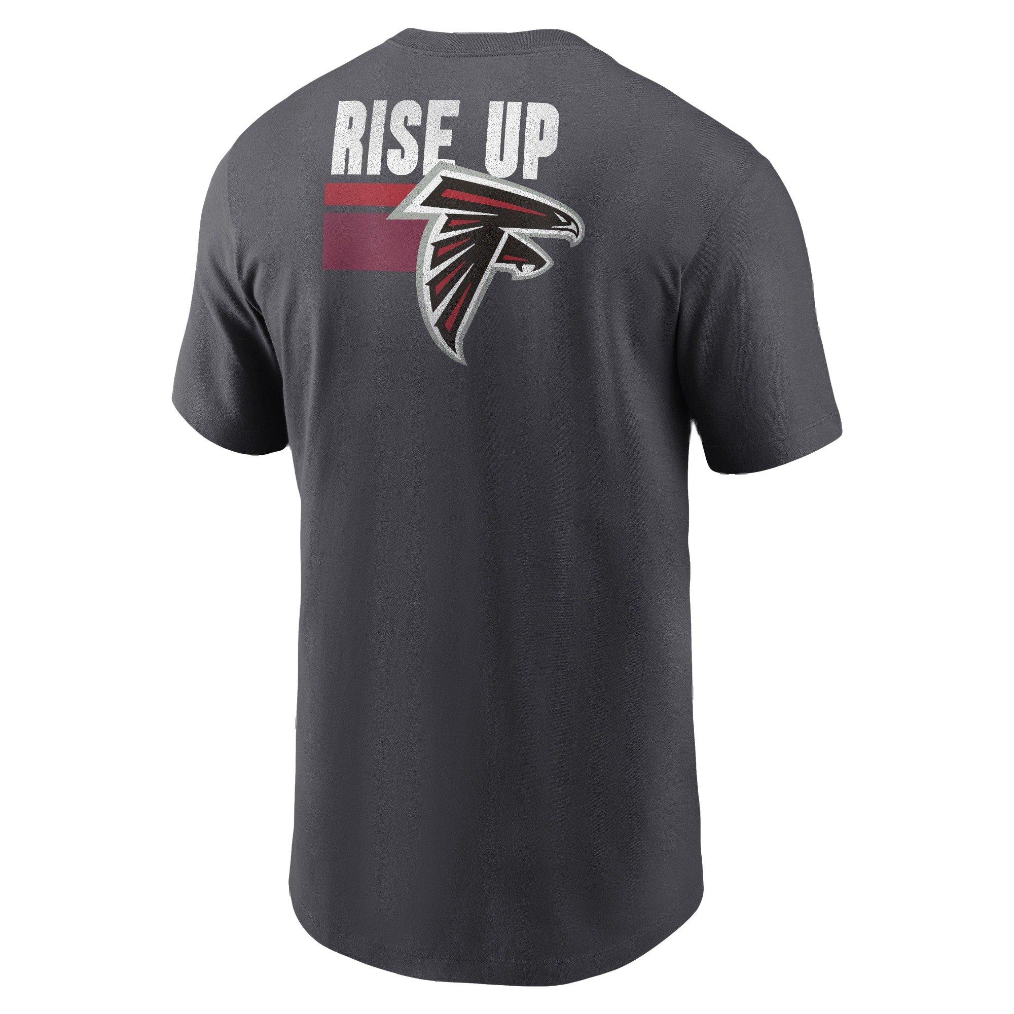 Nike Men's Atlanta Falcons '23 NFL Blitz Short Sleeve Tee - GREY Thumbnail View 1