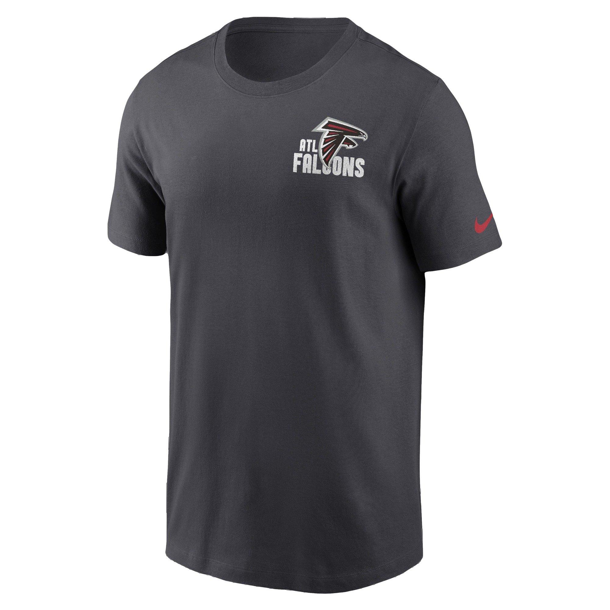 Nike Men's Atlanta Falcons '23 NFL Blitz Short Sleeve Tee - GREY Thumbnail View 2