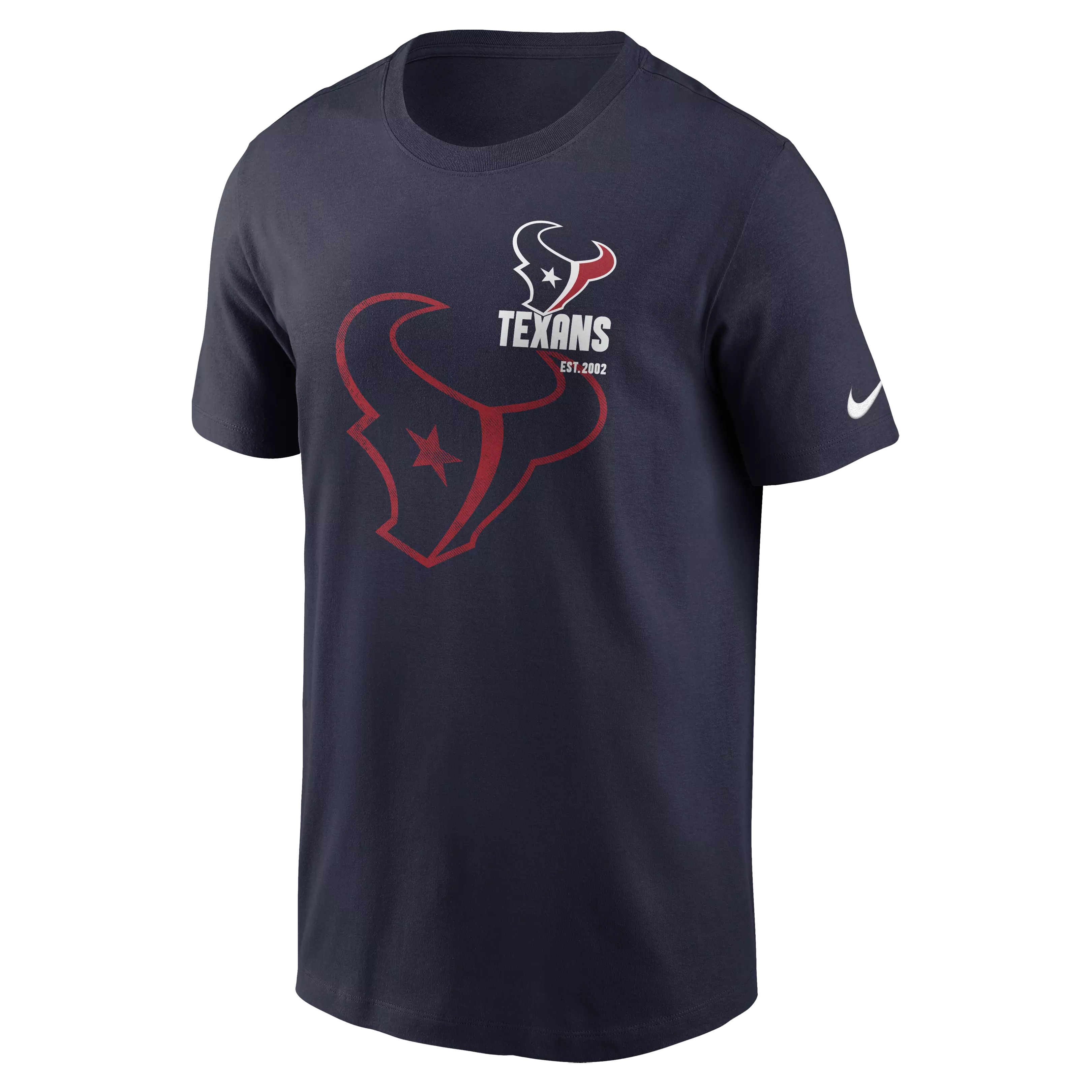 Nike Men's Houston Texans Stack Short Sleeve Top - NAVY