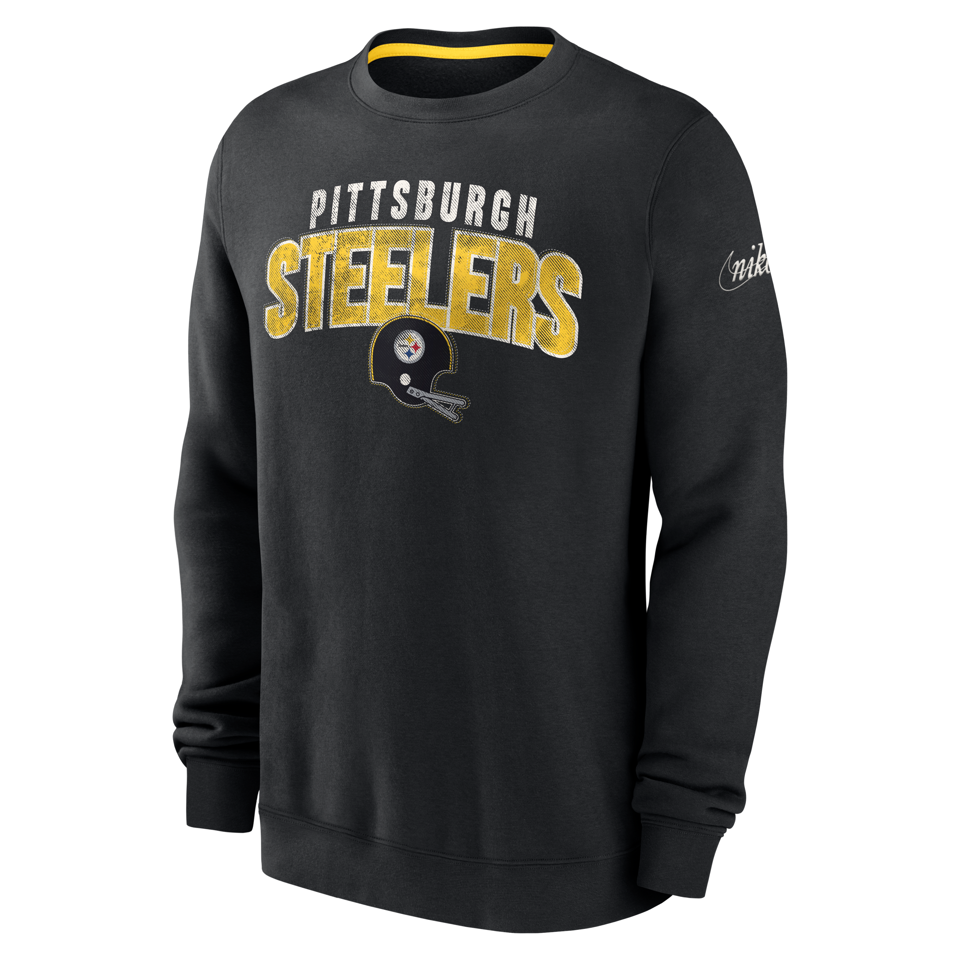 Nike Men's Pittsburgh Steelers '23 Fleece Crewneck Sweater - Hibbett