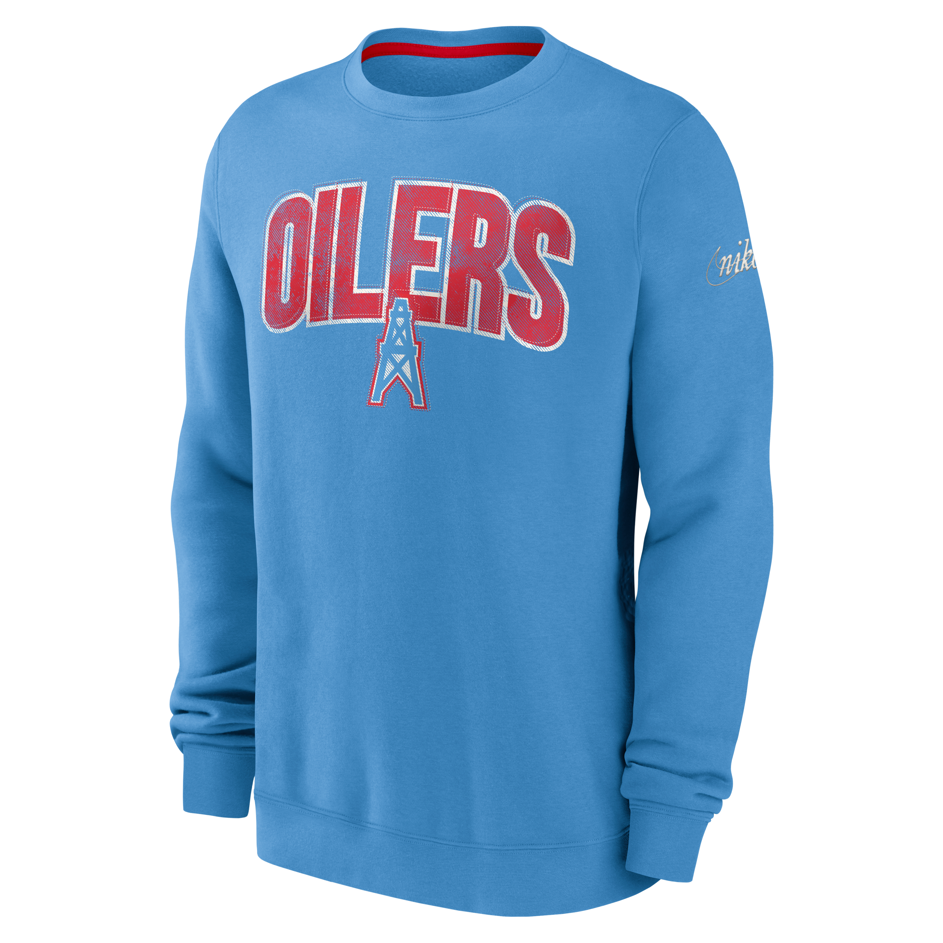 Nike Men's Houston Oilers '23 Fleece Crewneck Sweater