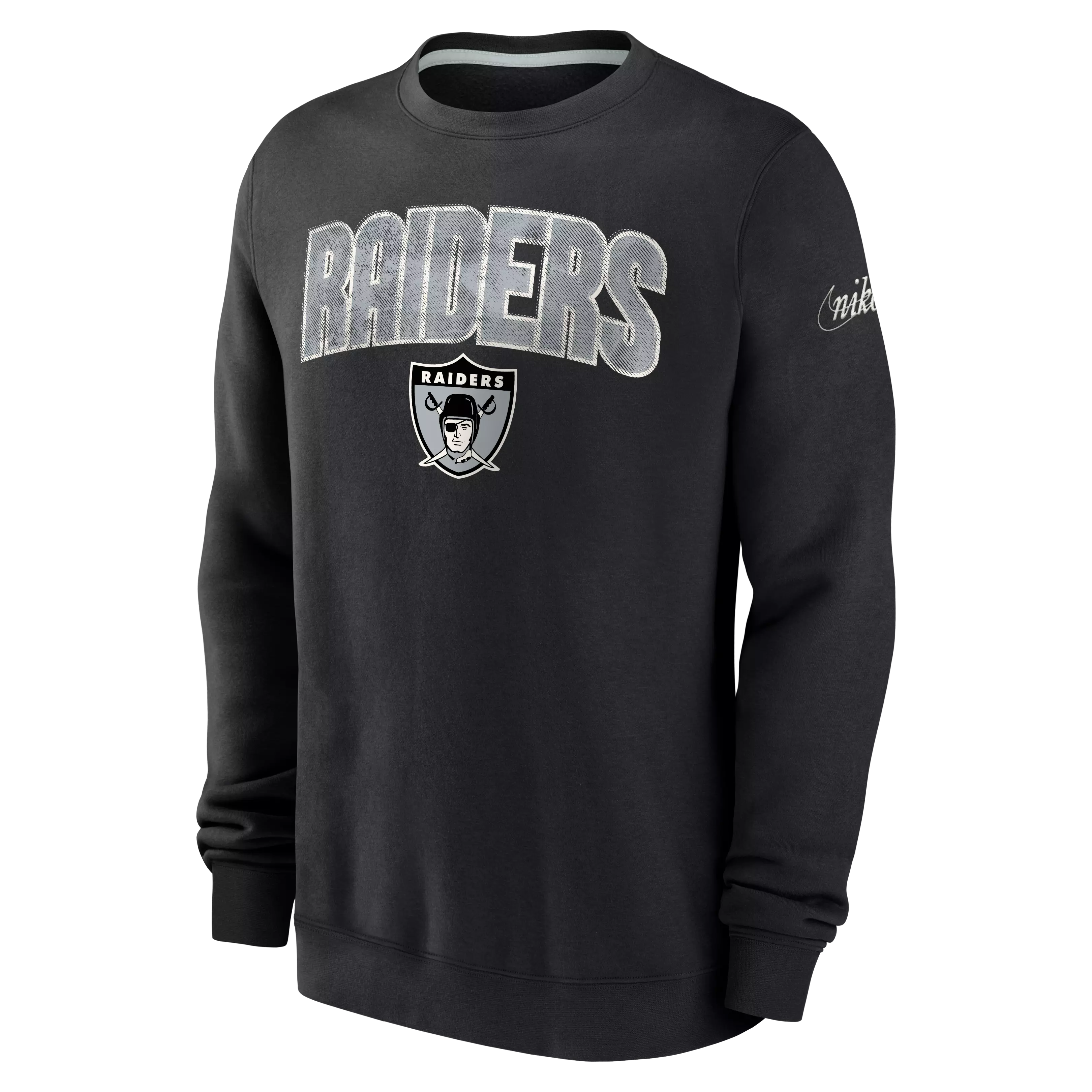 Nike Men's Las Vegas Raiders '23 Fleece Crewneck Sweater - BLACK