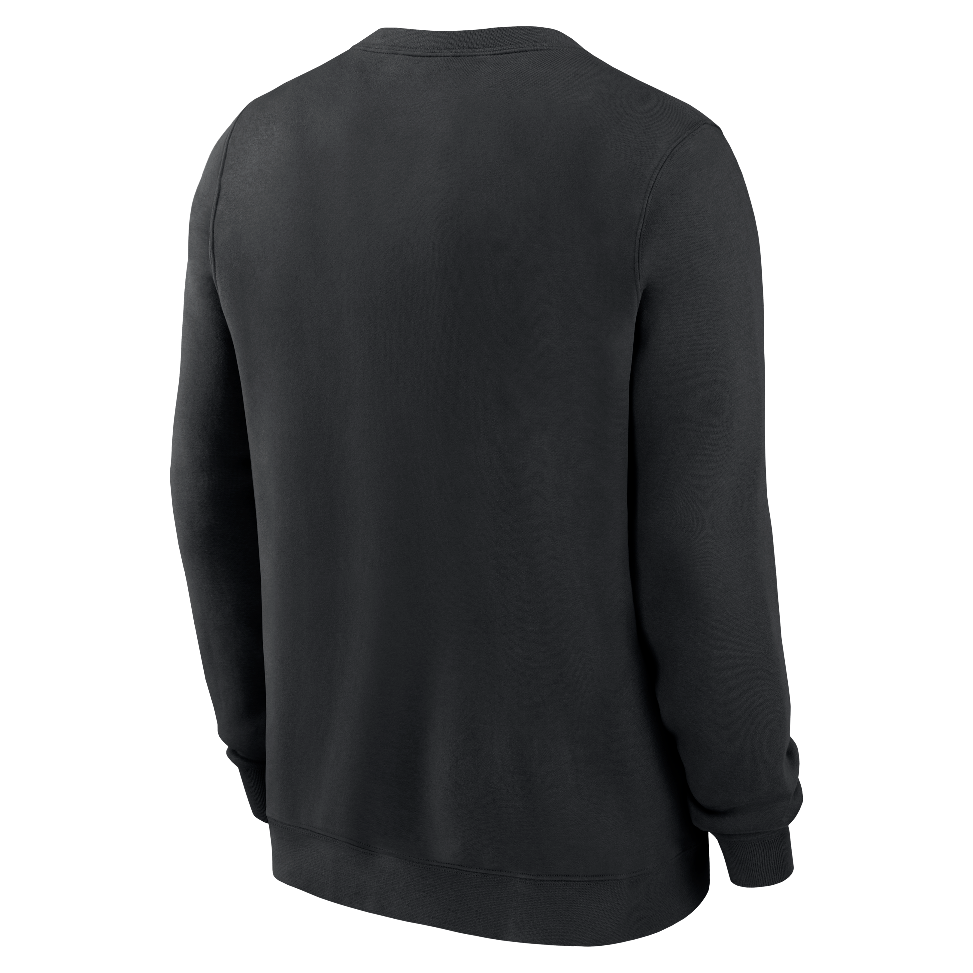 Nike Men's Las Vegas Raiders '23 Fleece Crewneck Sweater - BLACK Thumbnail View 2