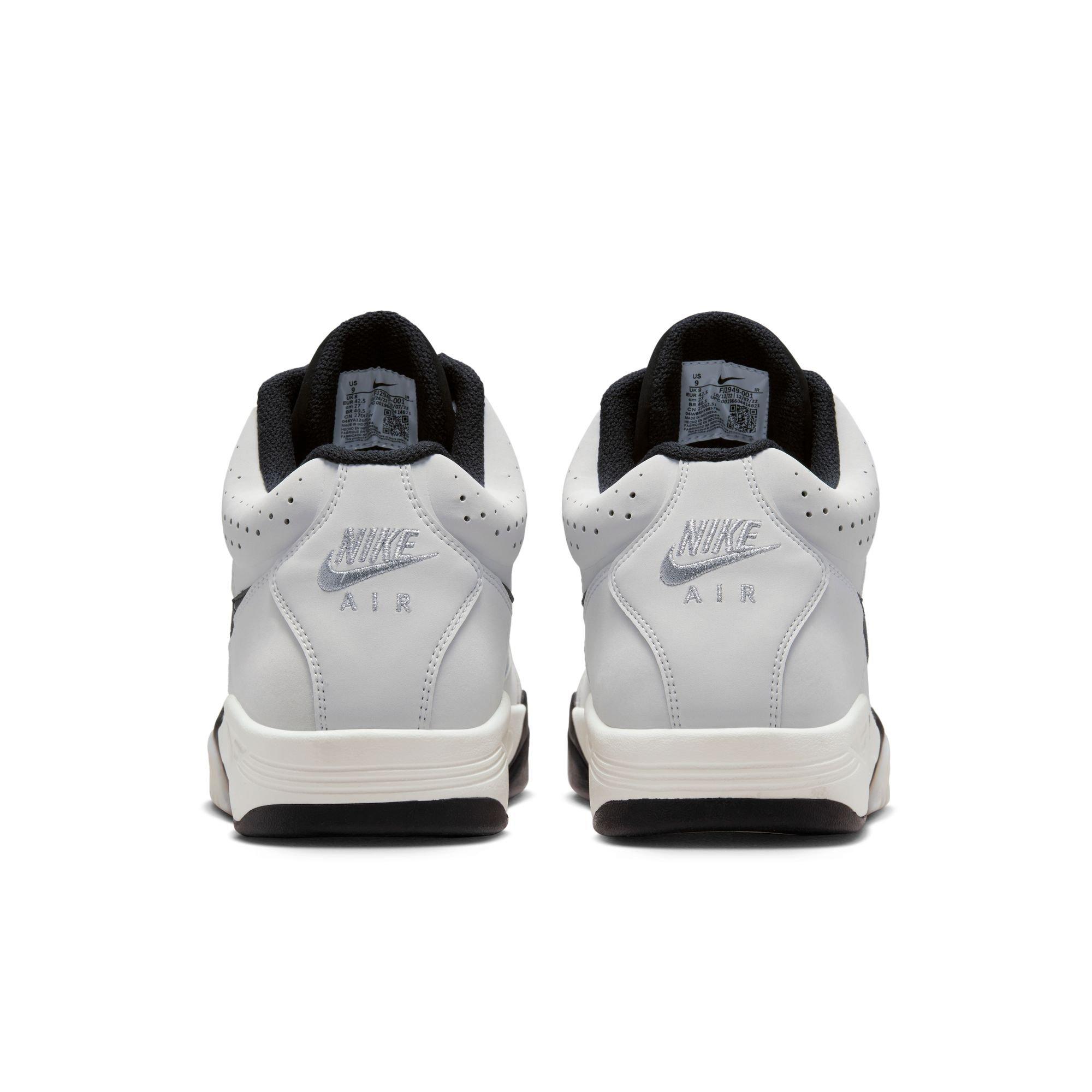 Nike Air Flight Lite Mid "Photon Dust/Black/Metallic Silver" Men's Shoe - GREY/BLACK Thumbnail View 9
