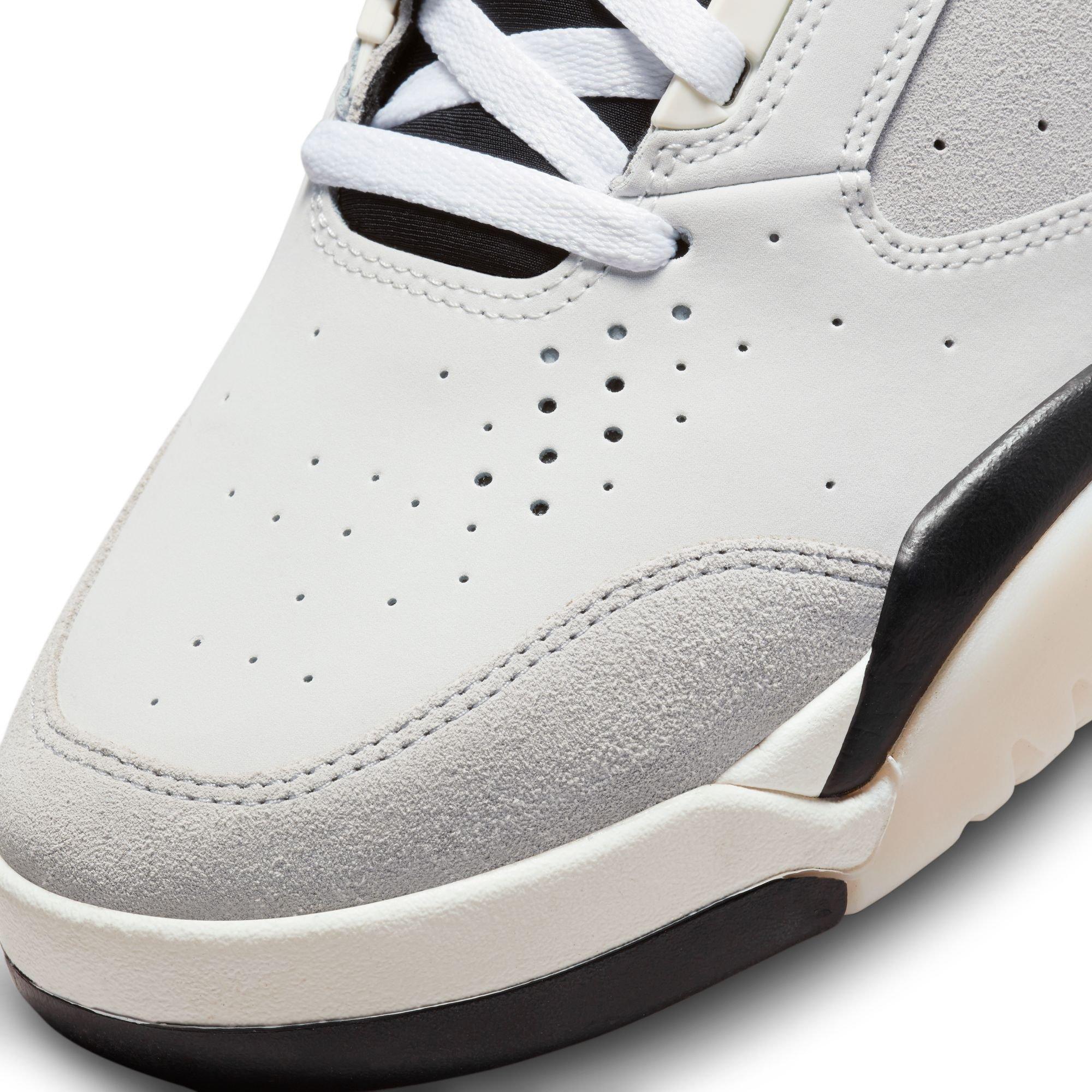 Nike Air Flight Lite Mid "Photon Dust/Black/Metallic Silver" Men's Shoe - GREY/BLACK Thumbnail View 3