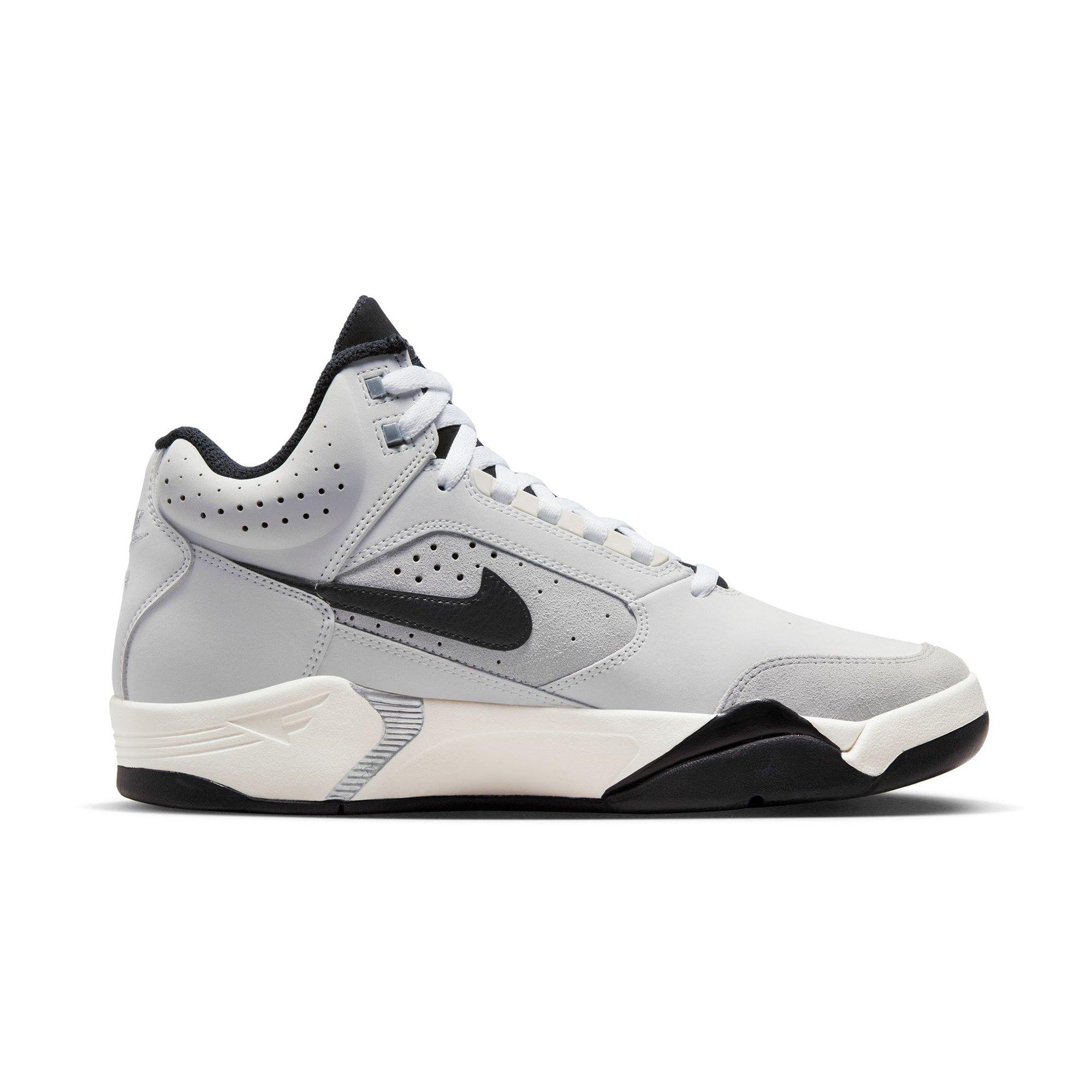 Nike Air Flight Lite Mid "Photon Dust/Black/Metallic Silver" Men's Shoe - GREY/BLACK Thumbnail View 2