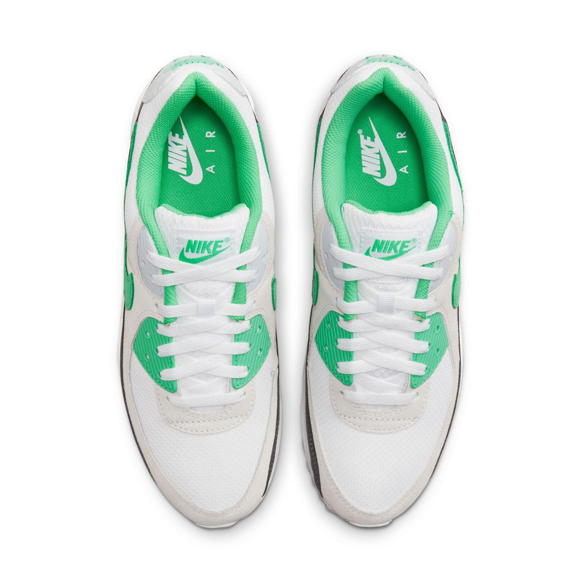 Air max 90 hot sale white and green