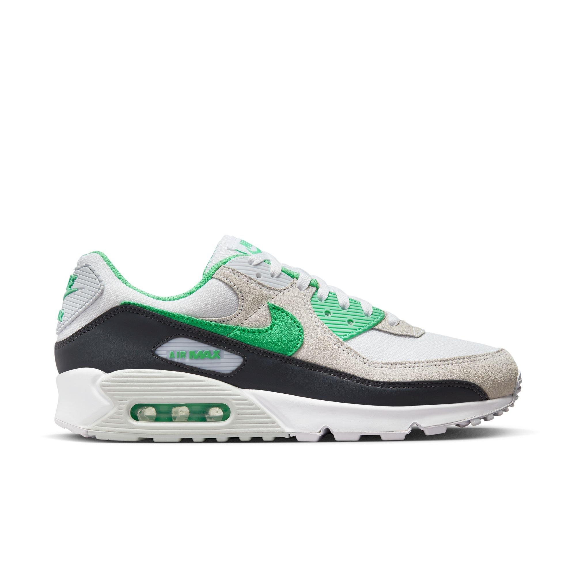 White and green store air max 90