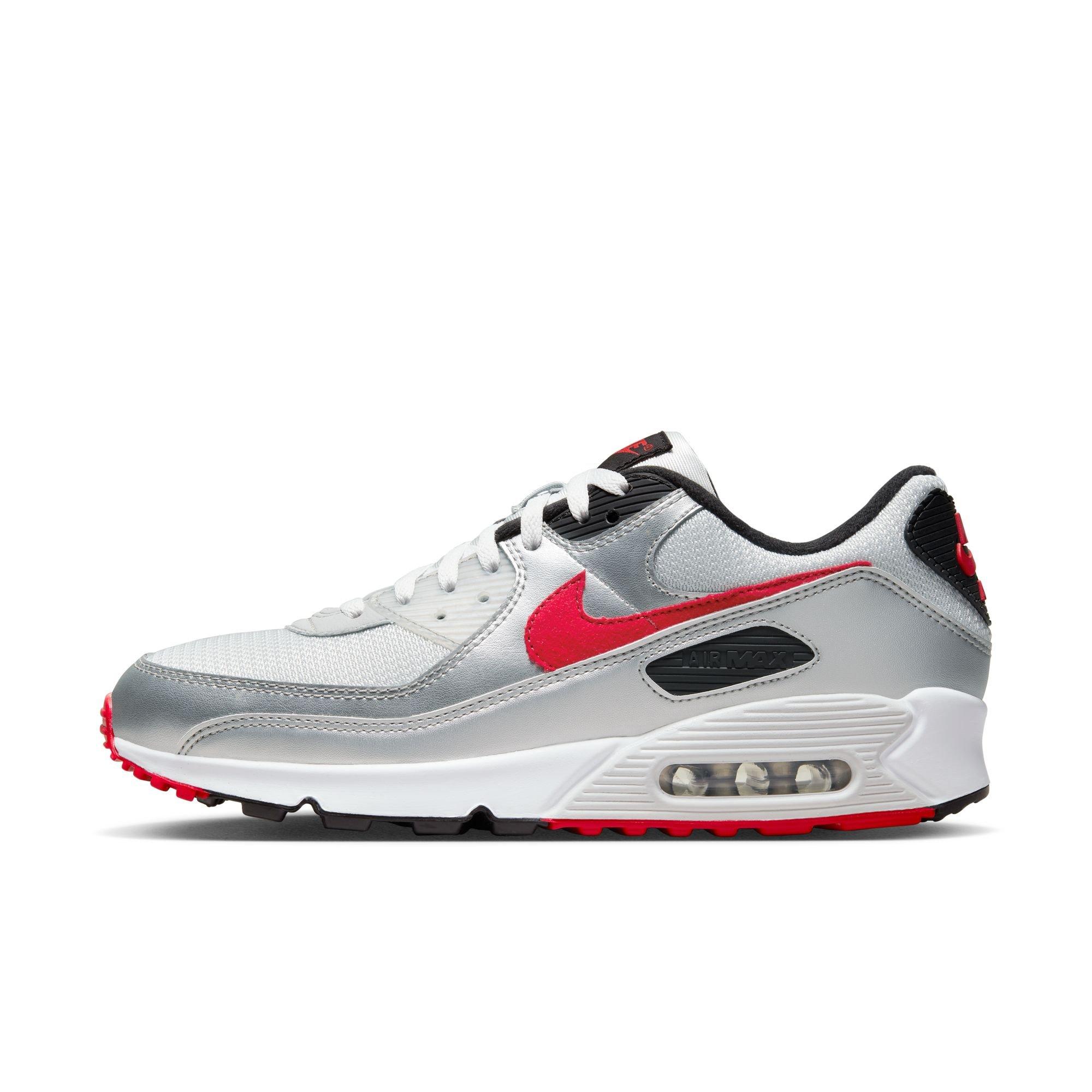 Nike Air Max 90 University Red Men's Shoes - Hibbett