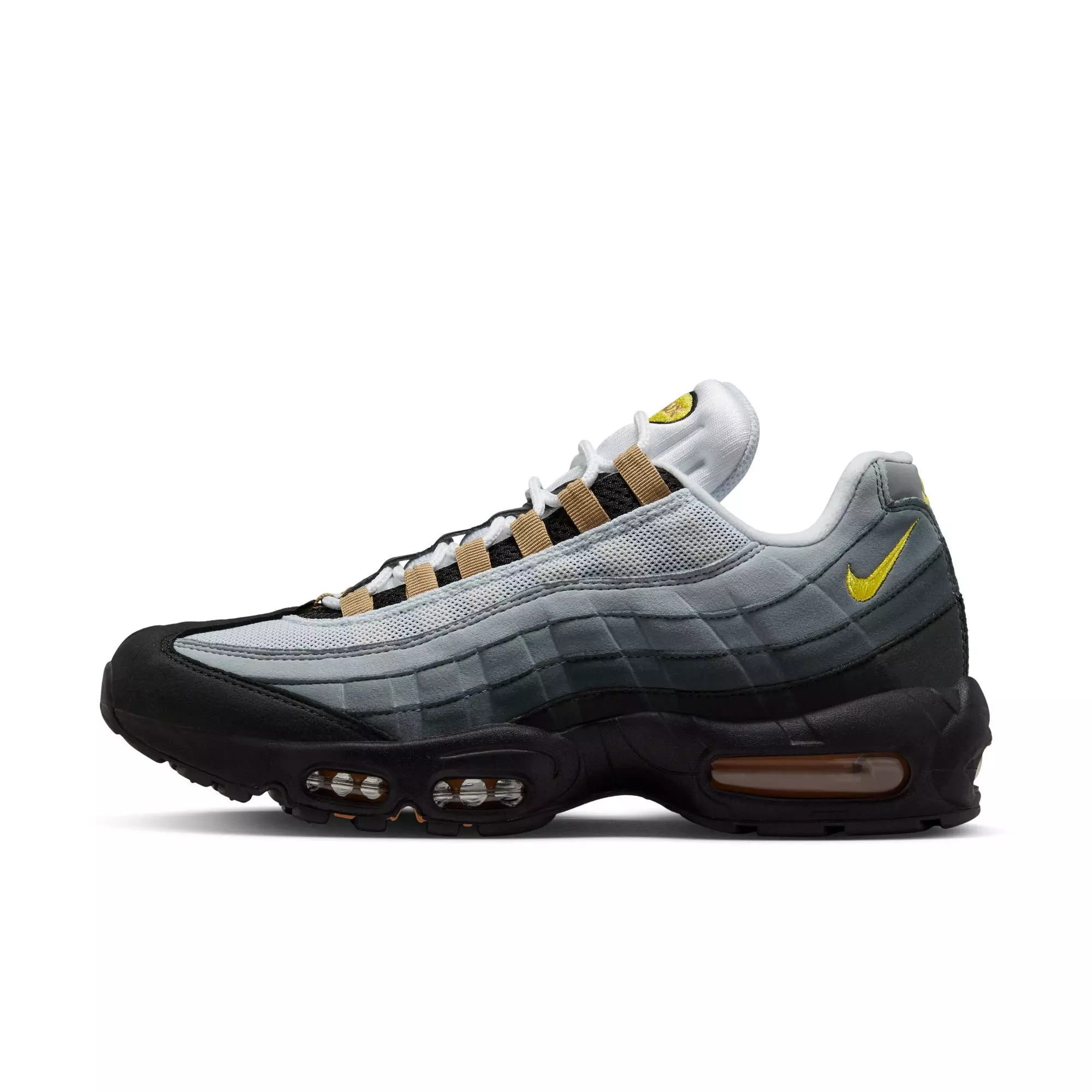 Nike Air Max 95 "Icons" Men's Shoe - WHITE/YELLOW/GREY