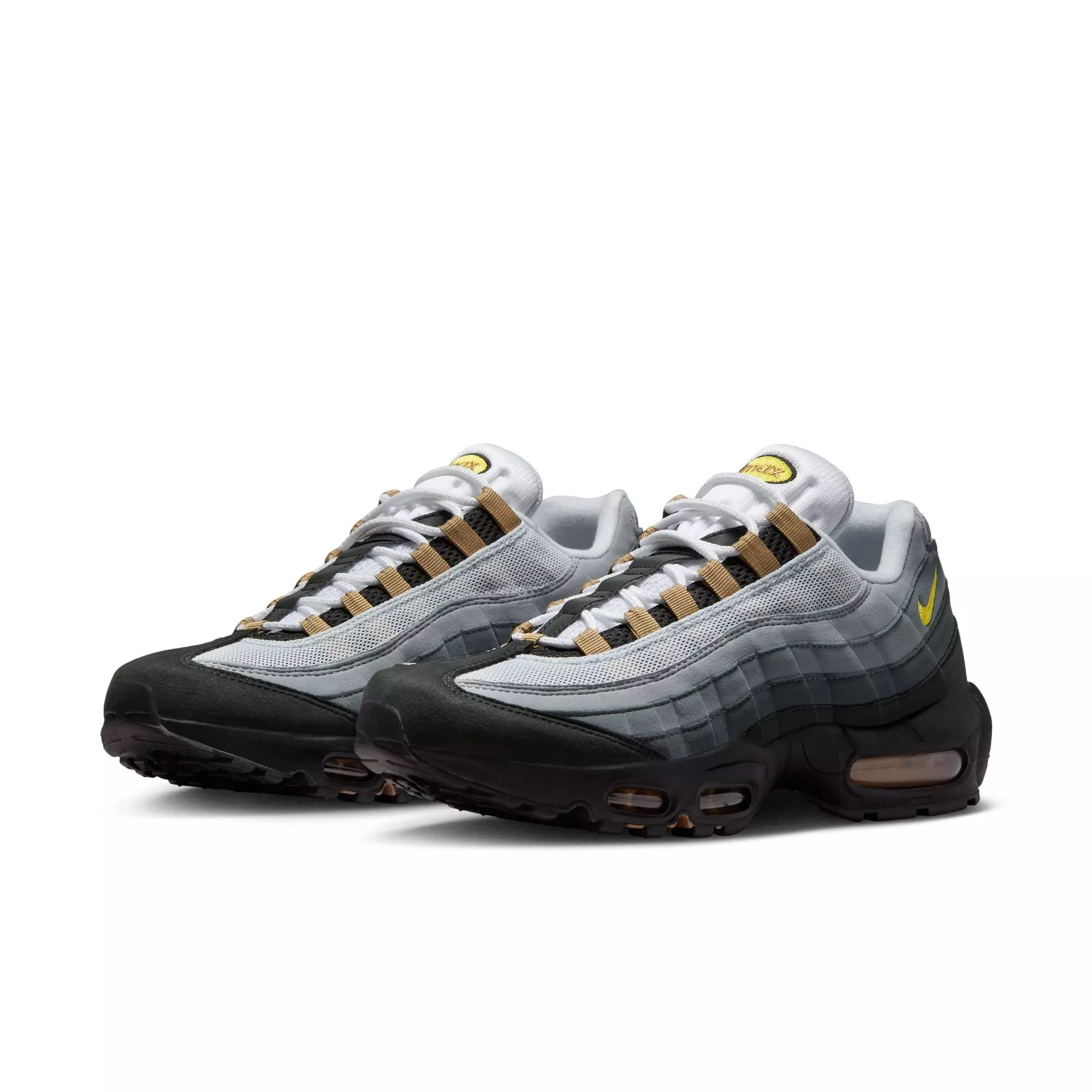 Nike Air Max 95 "Icons" Men's Shoe - WHITE/YELLOW/GREY