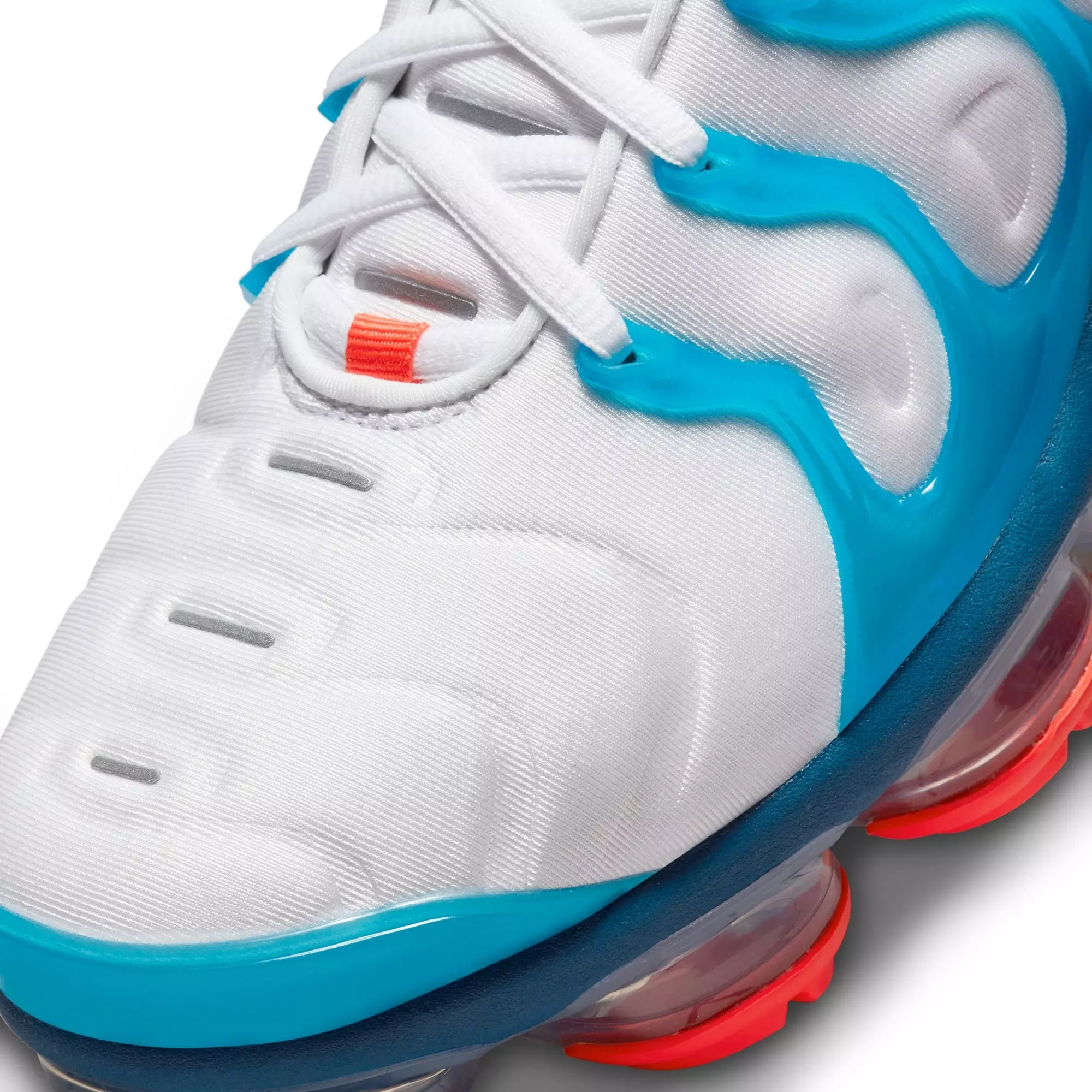 Nike Air VaporMax Plus "White/Citron Pulse/Industrial Blue" Men's Shoe - MULTI-COLOR