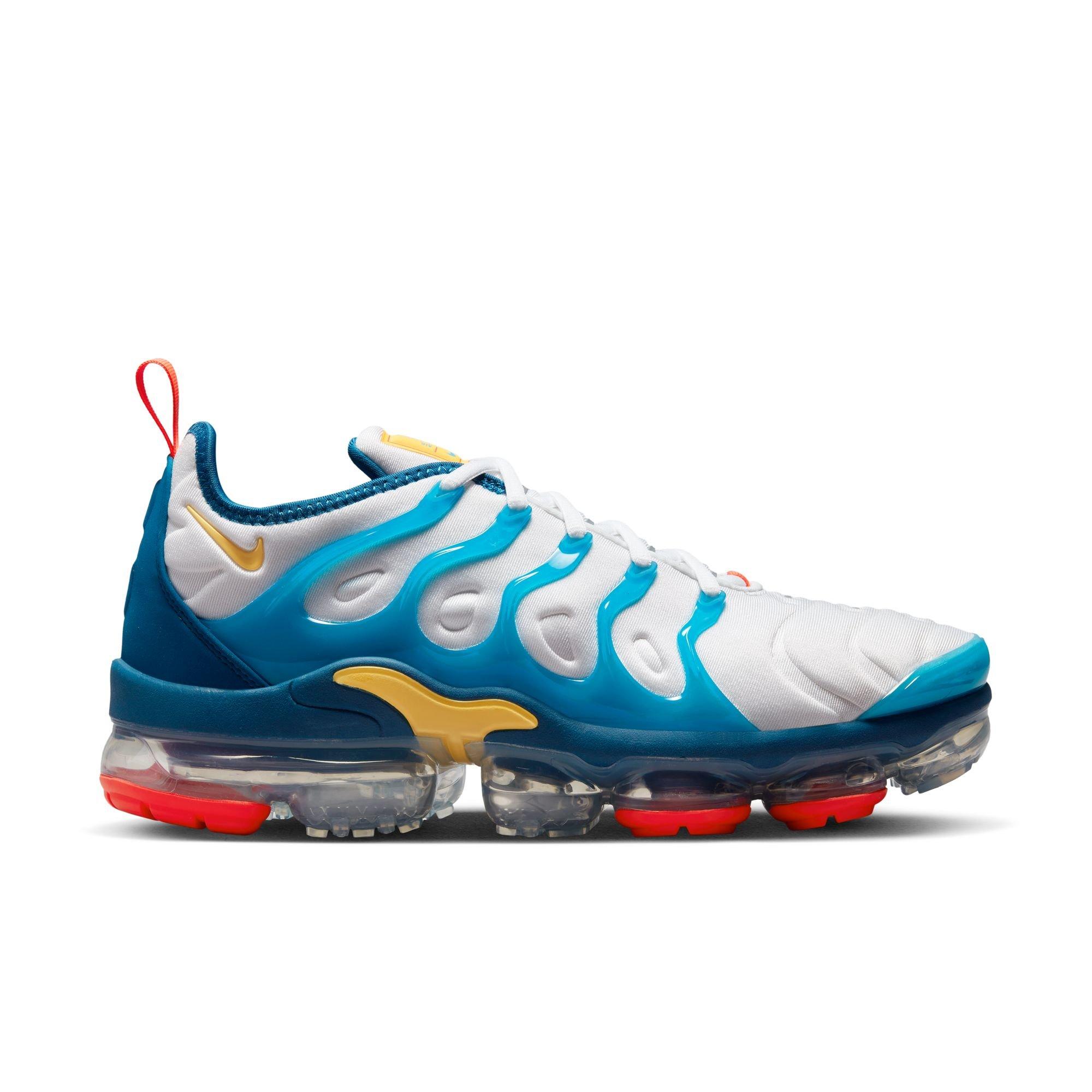 Nike Air VaporMax Plus "White/Citron Pulse/Industrial Blue" Men's Shoe - MULTI-COLOR Thumbnail View 1