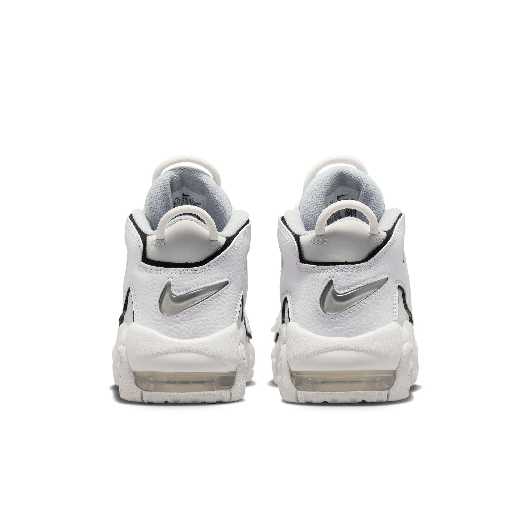 Nike (GS) Air More Uptempo Photon Dust/Metallic Silver-White-Black