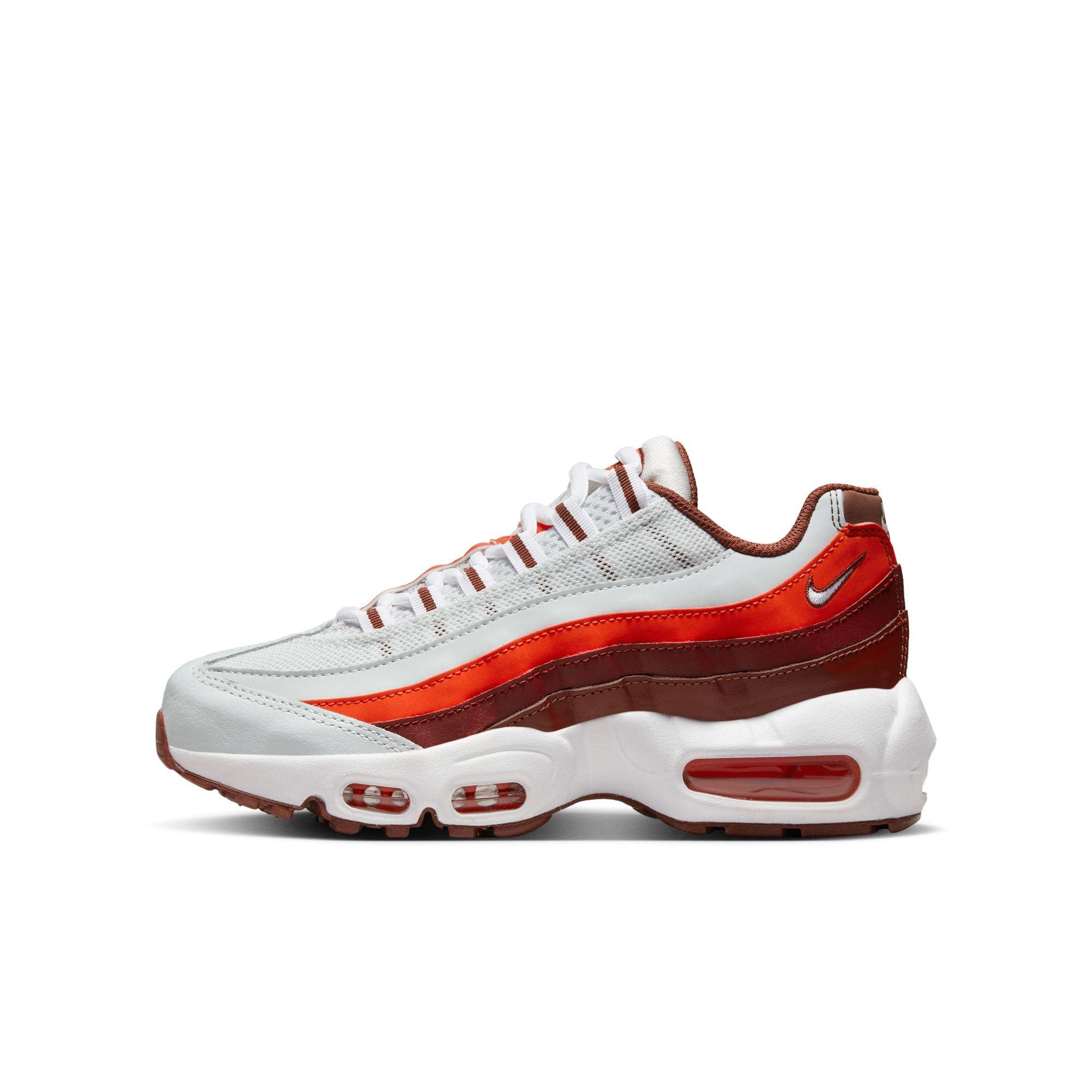 Nike Air Max 95 Recraft Grade School Boys' "Photon Dust/White/Dark Pony/Picante Red" Shoe