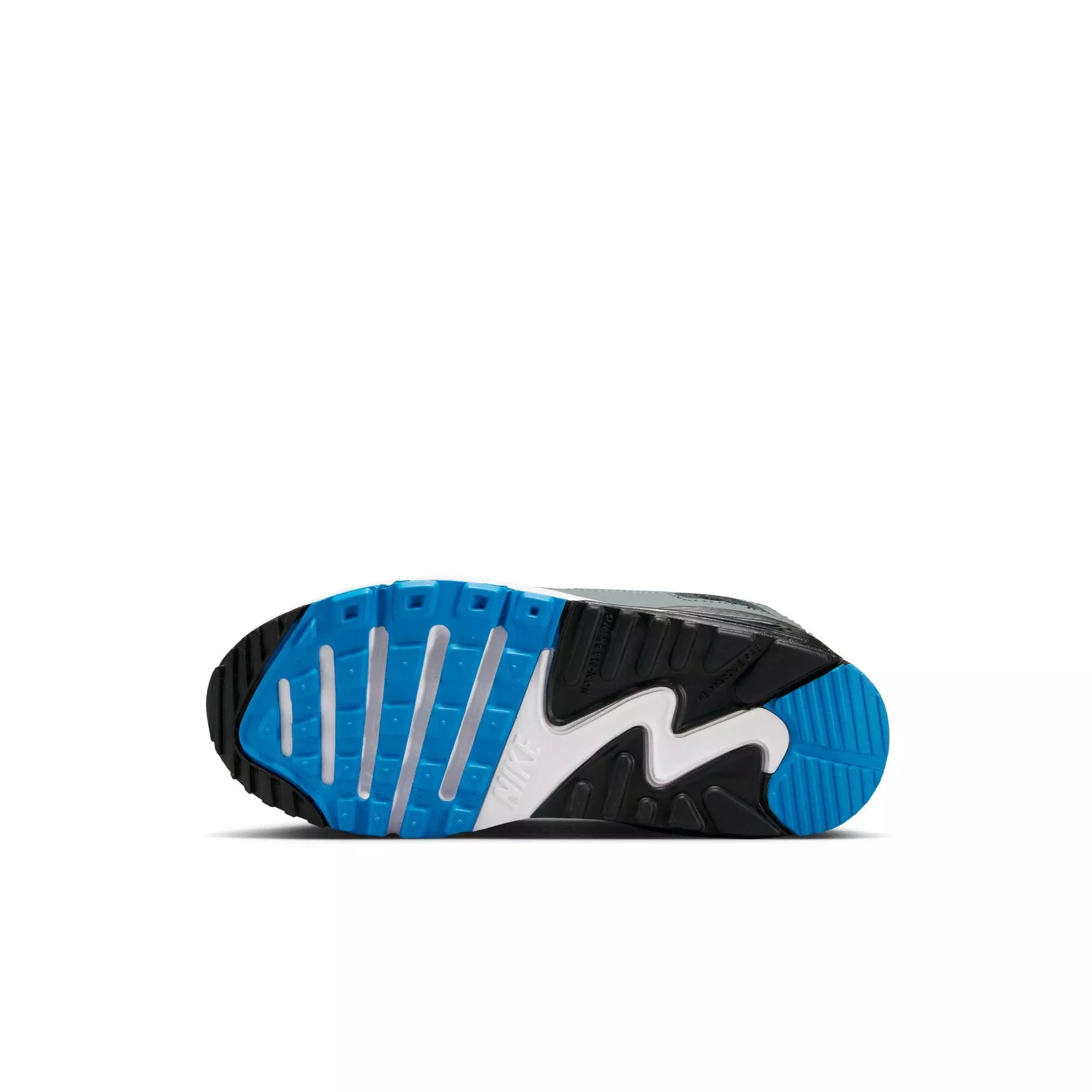 Nike Air Max 90 LTR "White/Stadium Green/Pure Platinum" Grade School Boys' Shoe - WHITE/SILVER