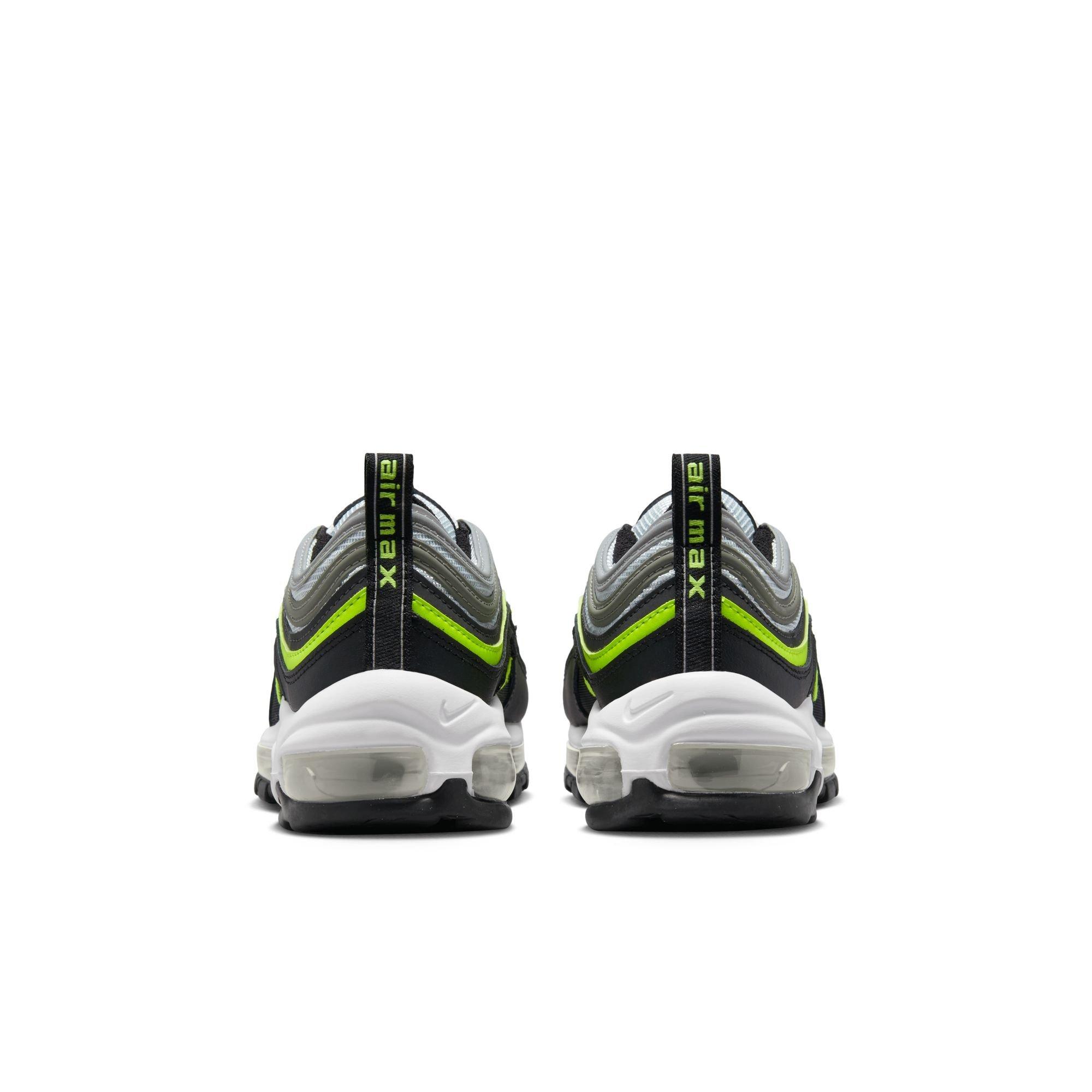 Nike Air Max 97 Grade School Boys' "Pure Platinum/Volt/Black/White" Shoe