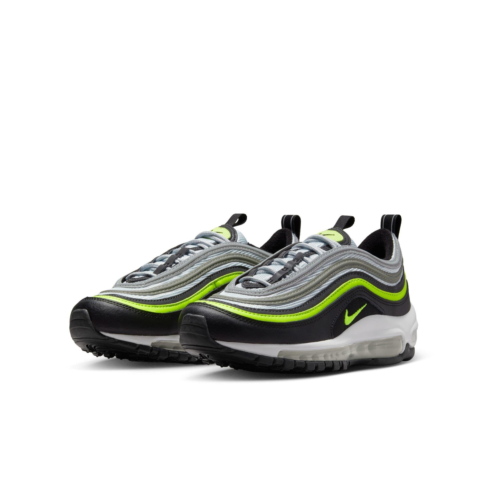 Nike Air Max 97 Grade School Boys' "Pure Platinum/Volt/Black/White" Shoe