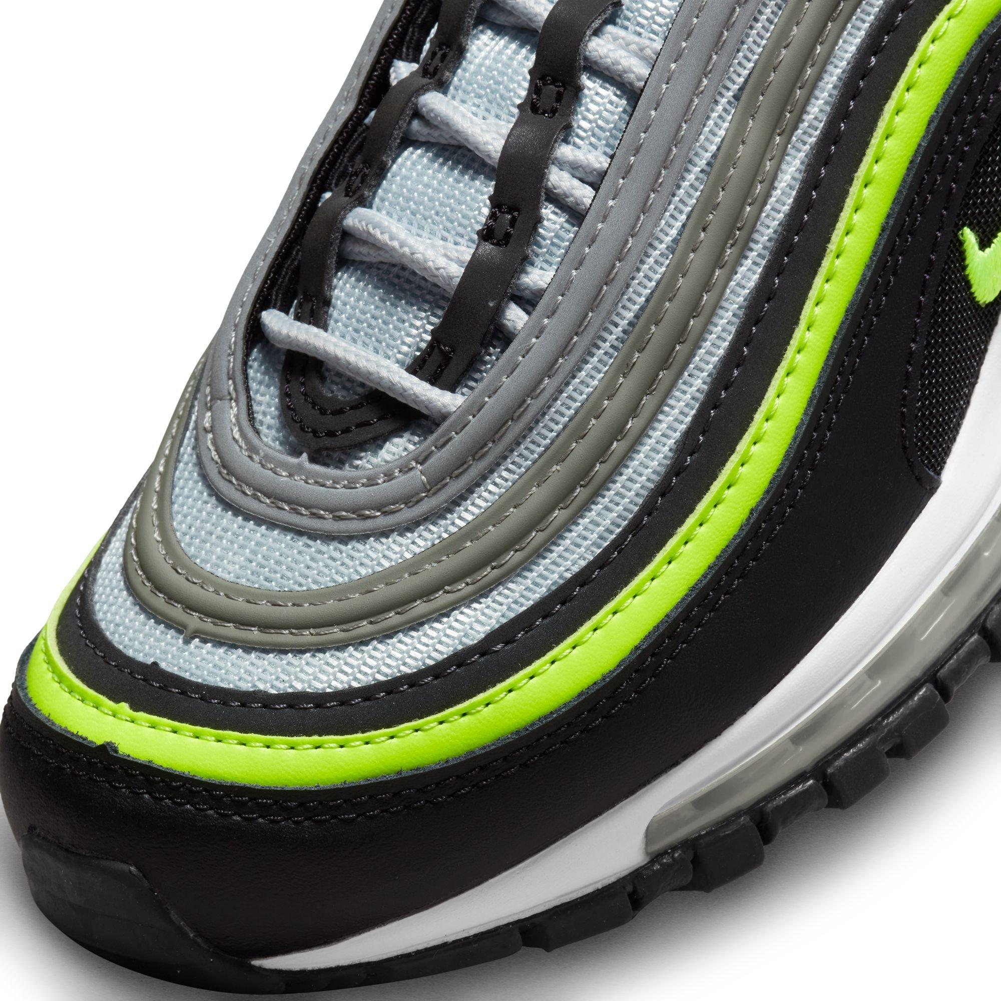 Nike Air Max 97 Grade School Boys' "Pure Platinum/Volt/Black/White" Shoe