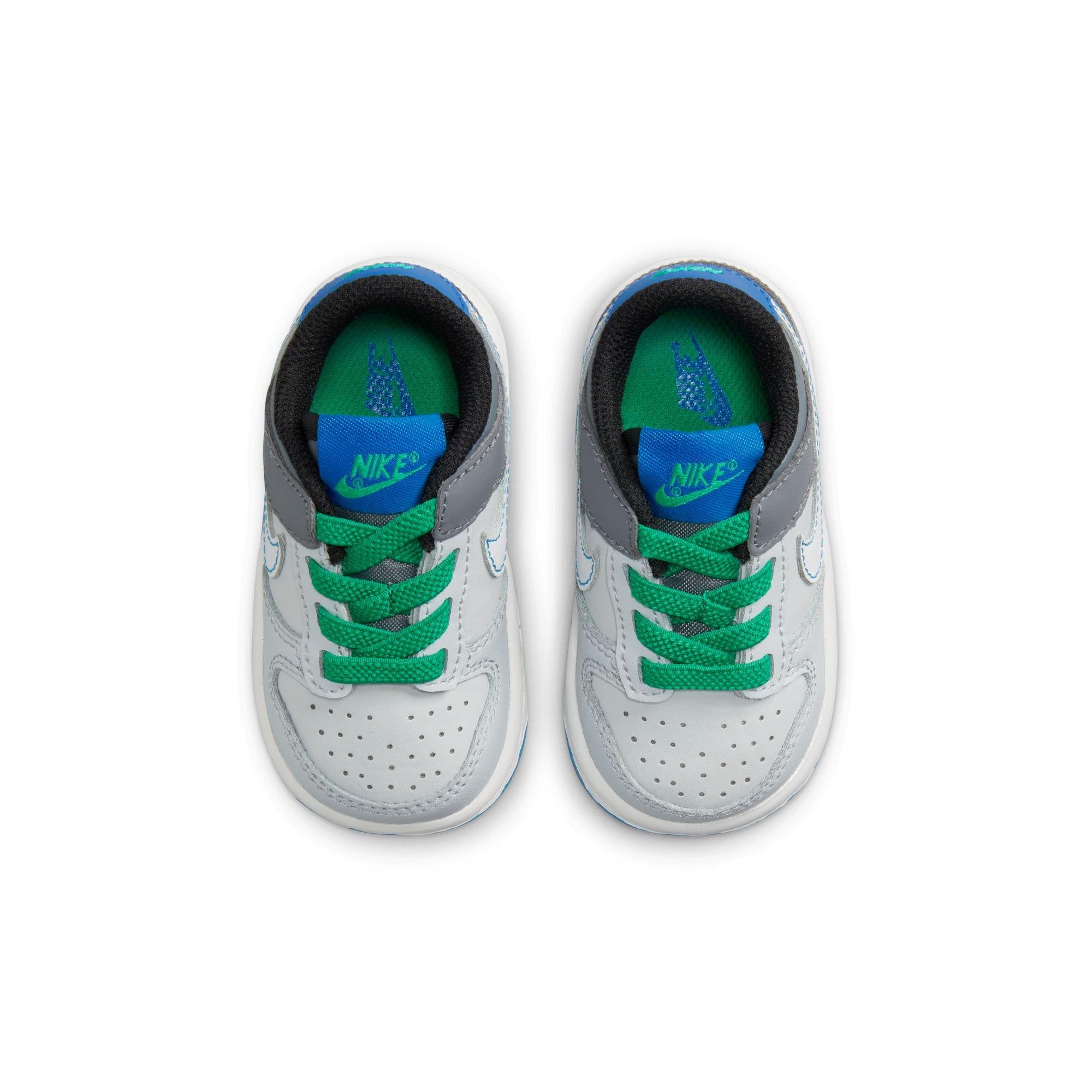 Nike Dunk Low "Pure Platinum/White/Cool Grey" Toddler Boys' Shoe - GREY/BLUE Thumbnail View 7